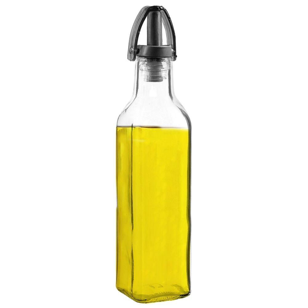B2X Glasflasche für Öl/Essig mit Ausgießer und Verschluss