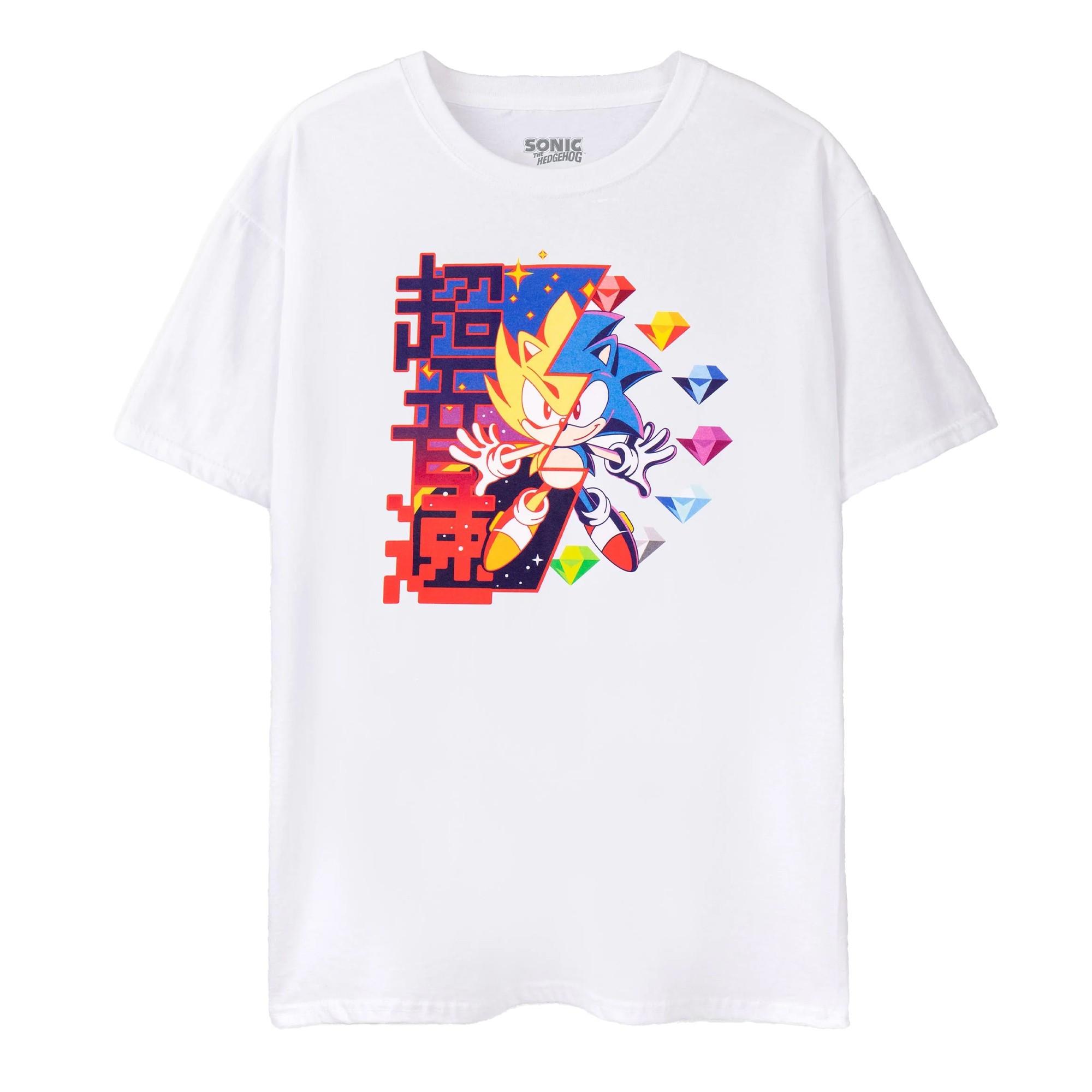 Sonic The Hedgehog Sonic Grafikdruck T-Shirt