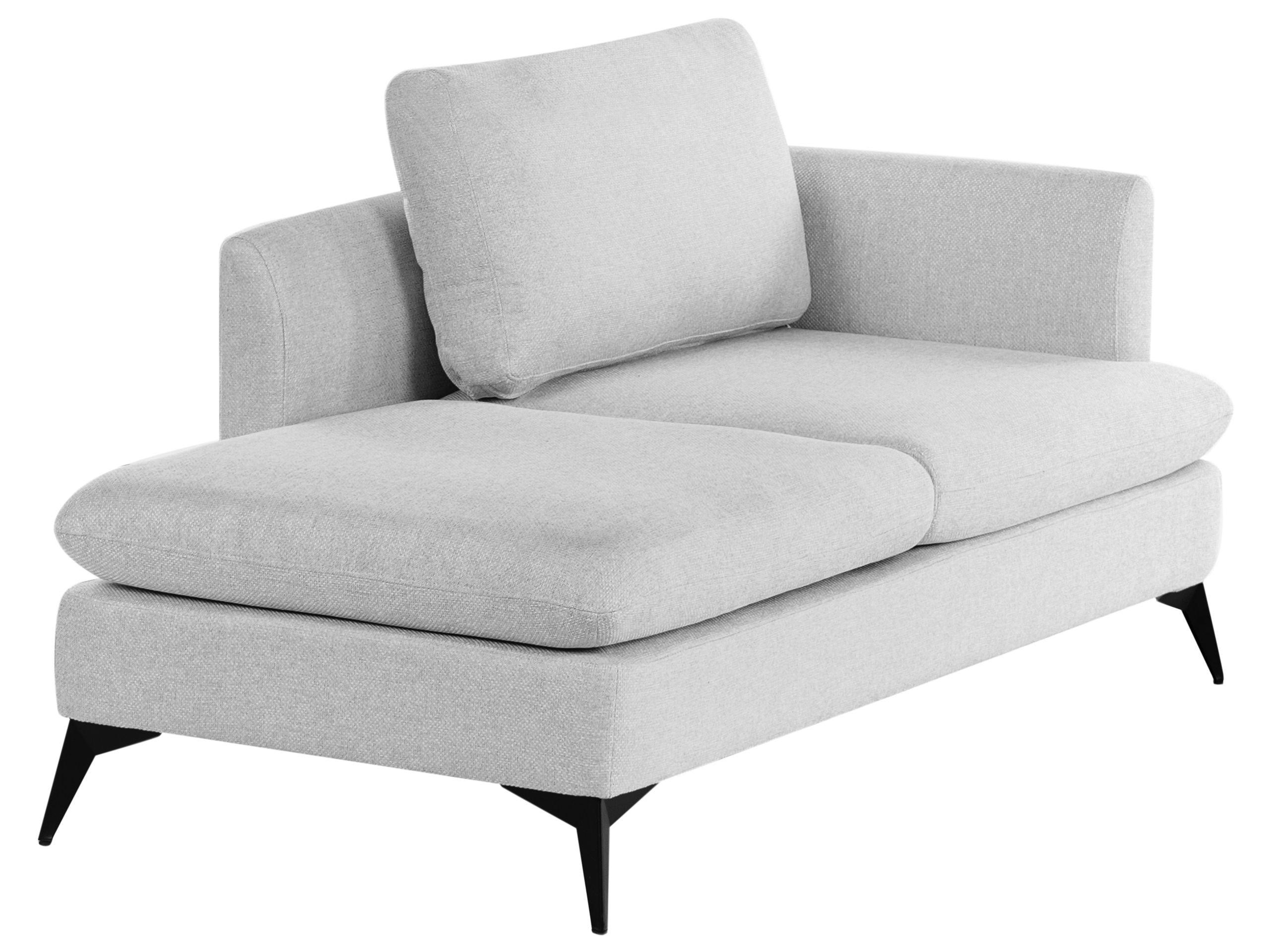 Beliani Rechtsseitige Chaiselounge aus Polyester Klassisch SIEVOZ