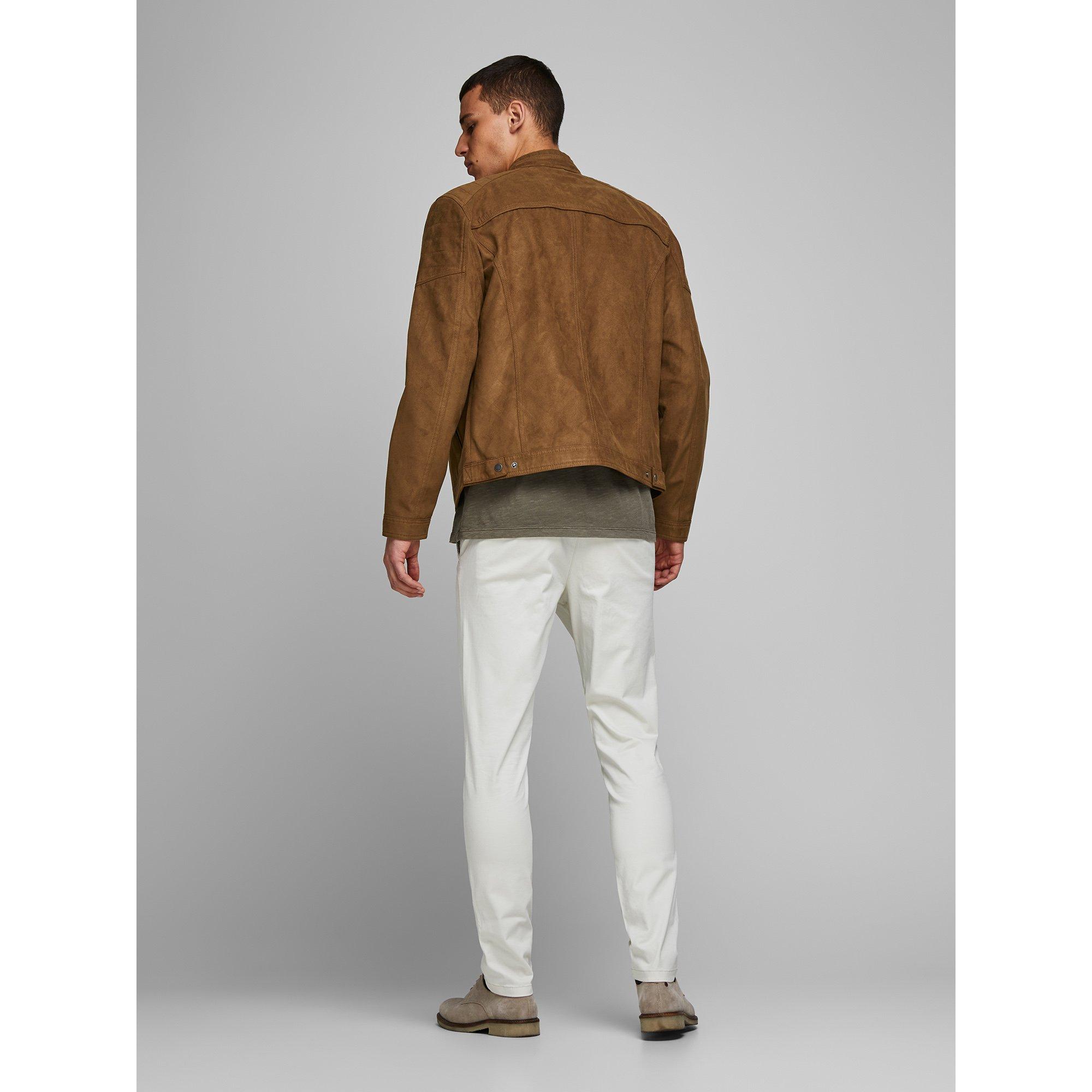 JACK & JONES JJEROCKY JACKET NOOS Lederjacke