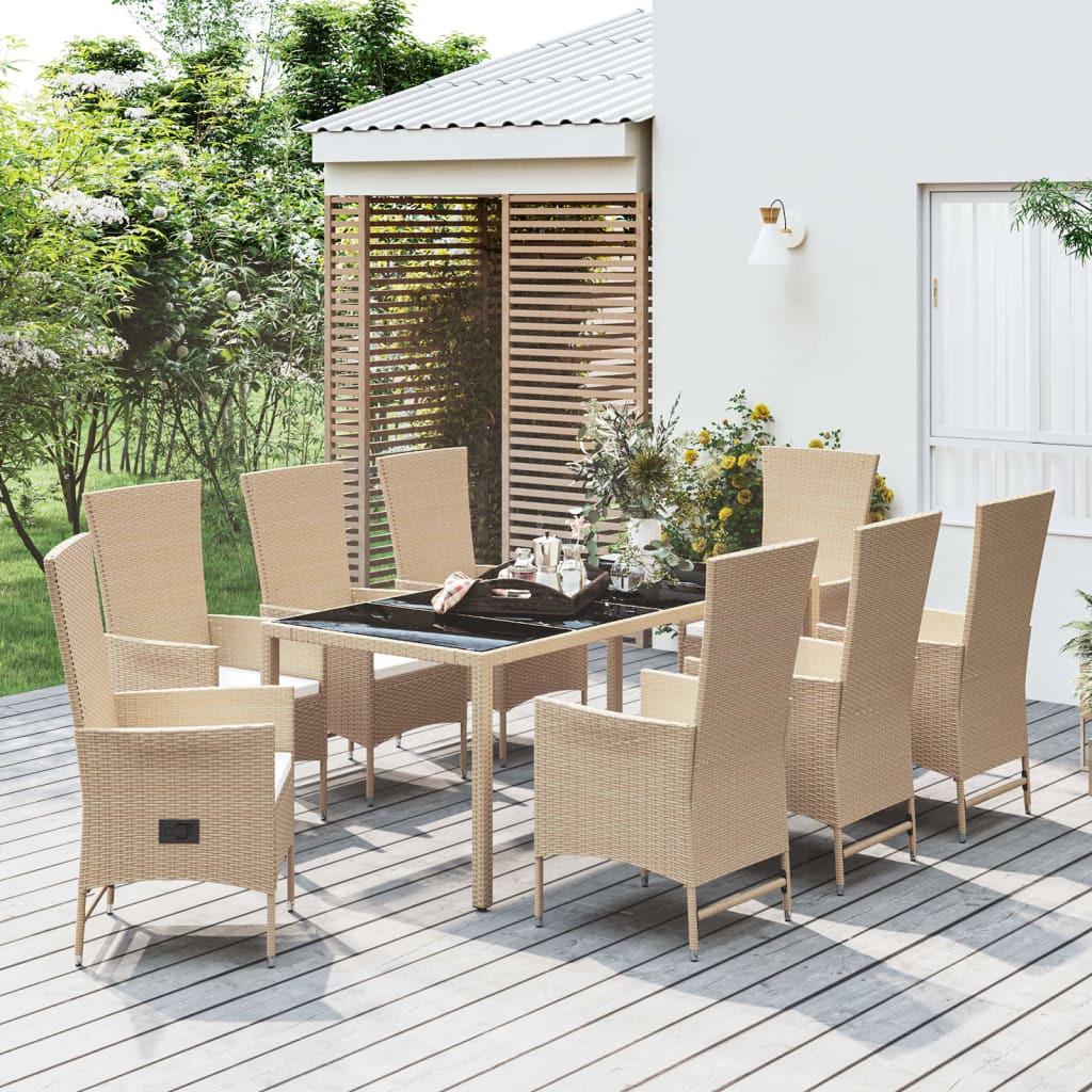 VidaXL Garten essgruppe poly-rattan