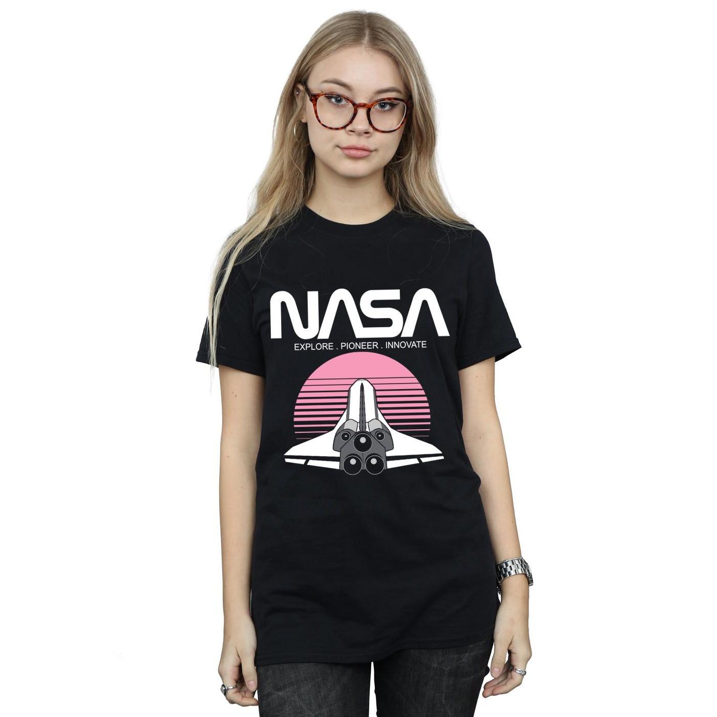 Nasa Space Shuttle Explore Pioneer Innovate T-Shirt