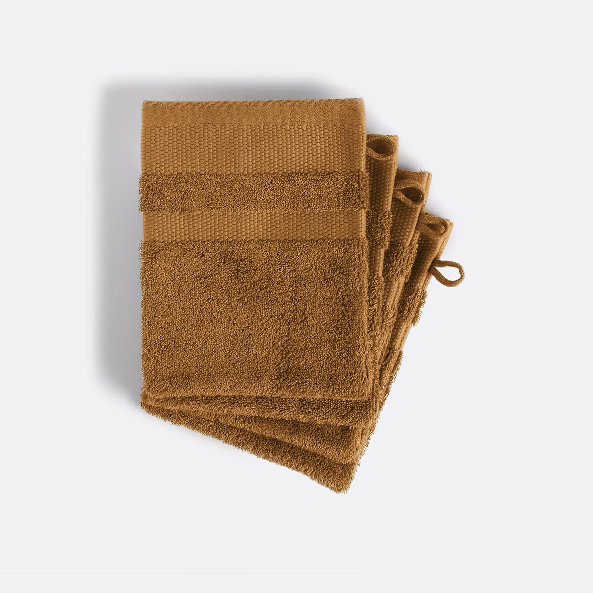 La Redoute Intérieurs 4er-Pack Waschhandschuhe