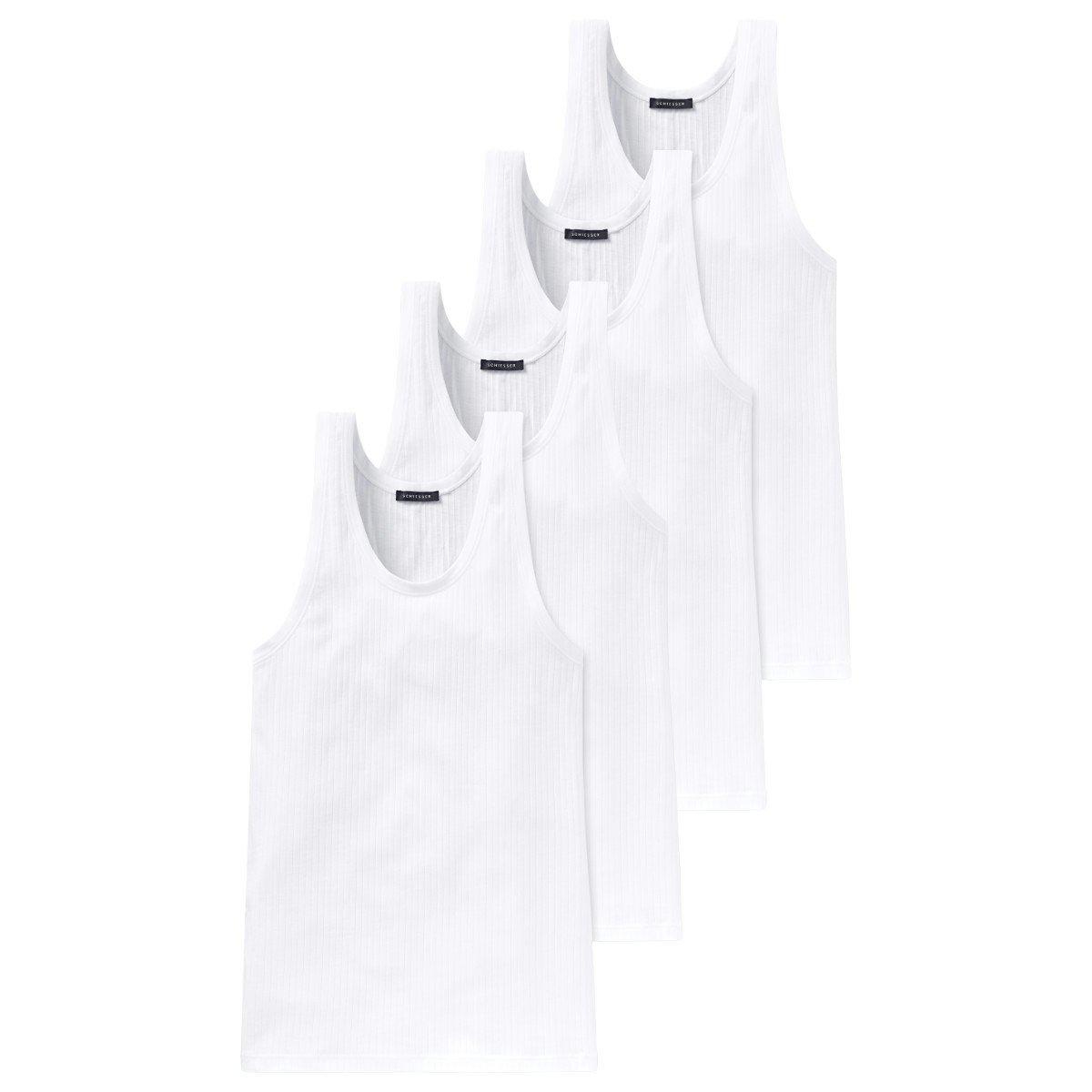 Schiesser 4er Pack Cotton Essentials Authentic - Unterhemd