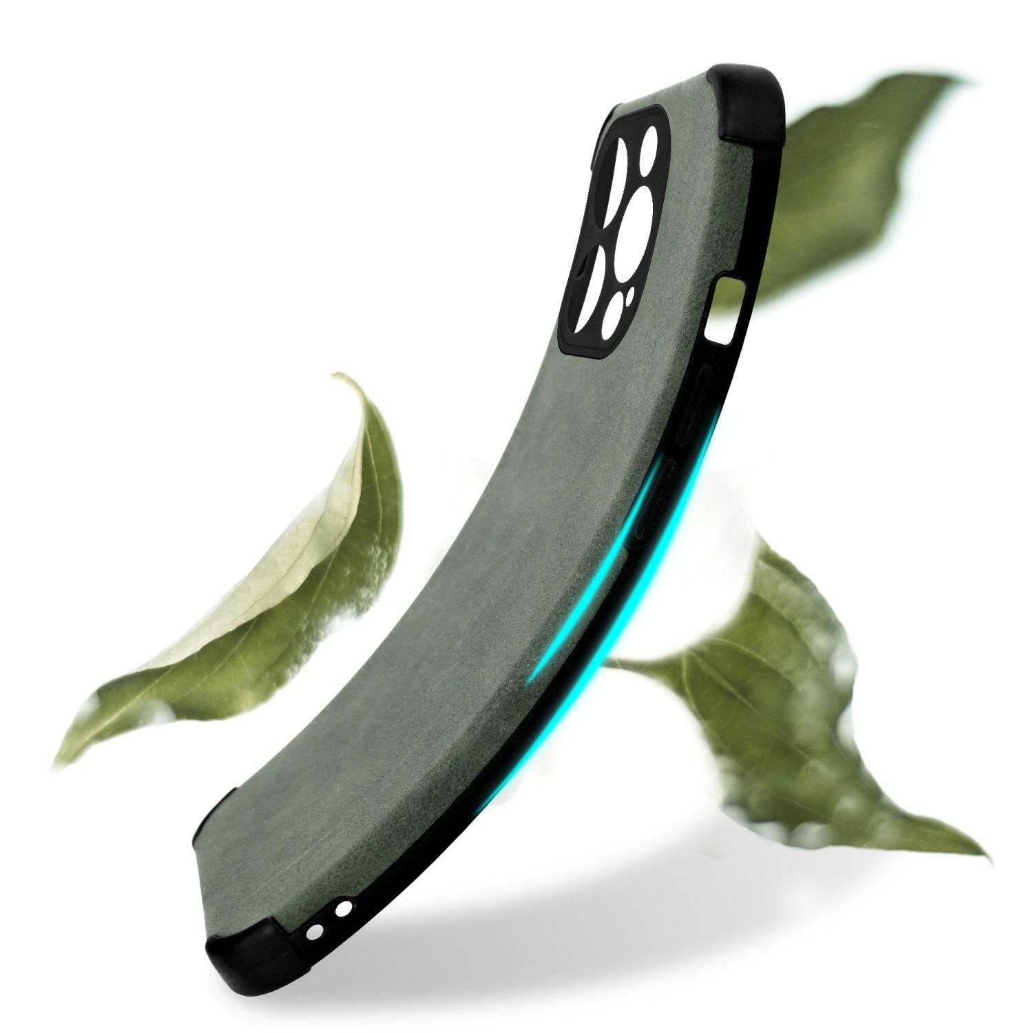 Cadorabo Hülle für Apple iPhone 12 PRO mit Kunst-Wildleder Rückseite