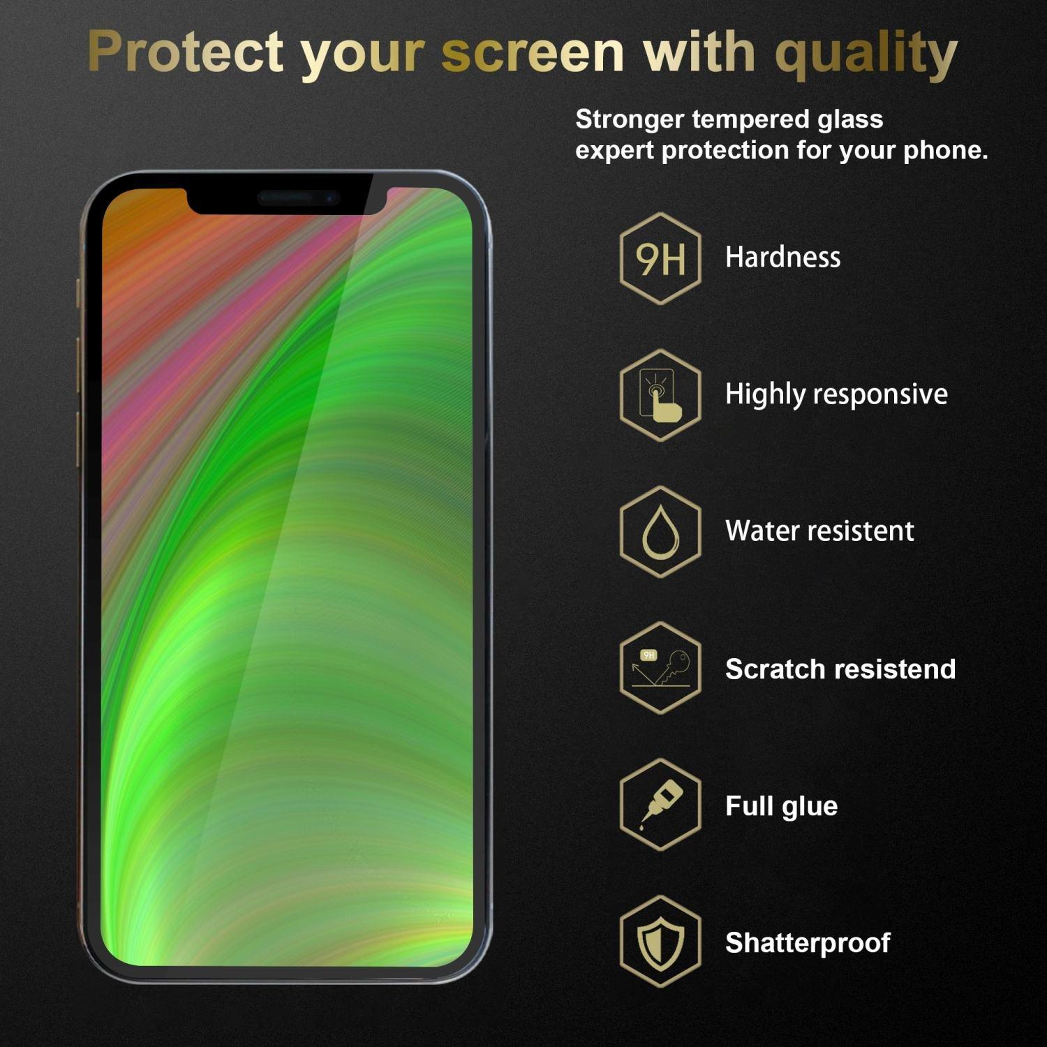 Cadorabo Vollbild Display-Schutzglas für Apple iPhone 13 MINI - Schutzfolie