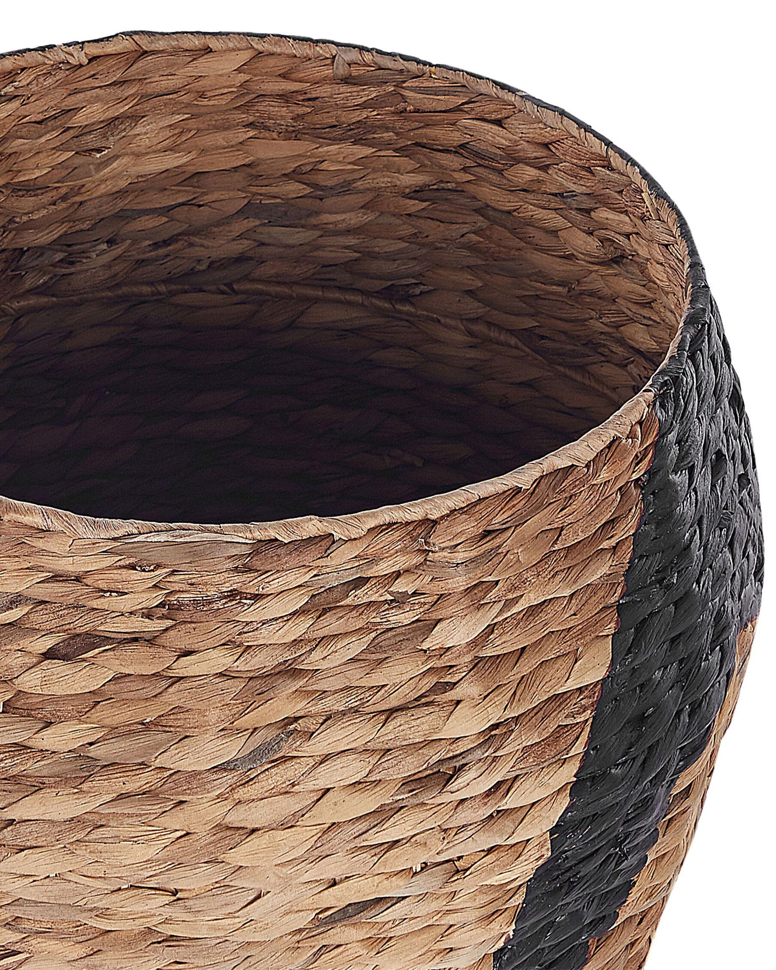 Beliani Korb aus Wasserhyazinthe Boho HADZABE