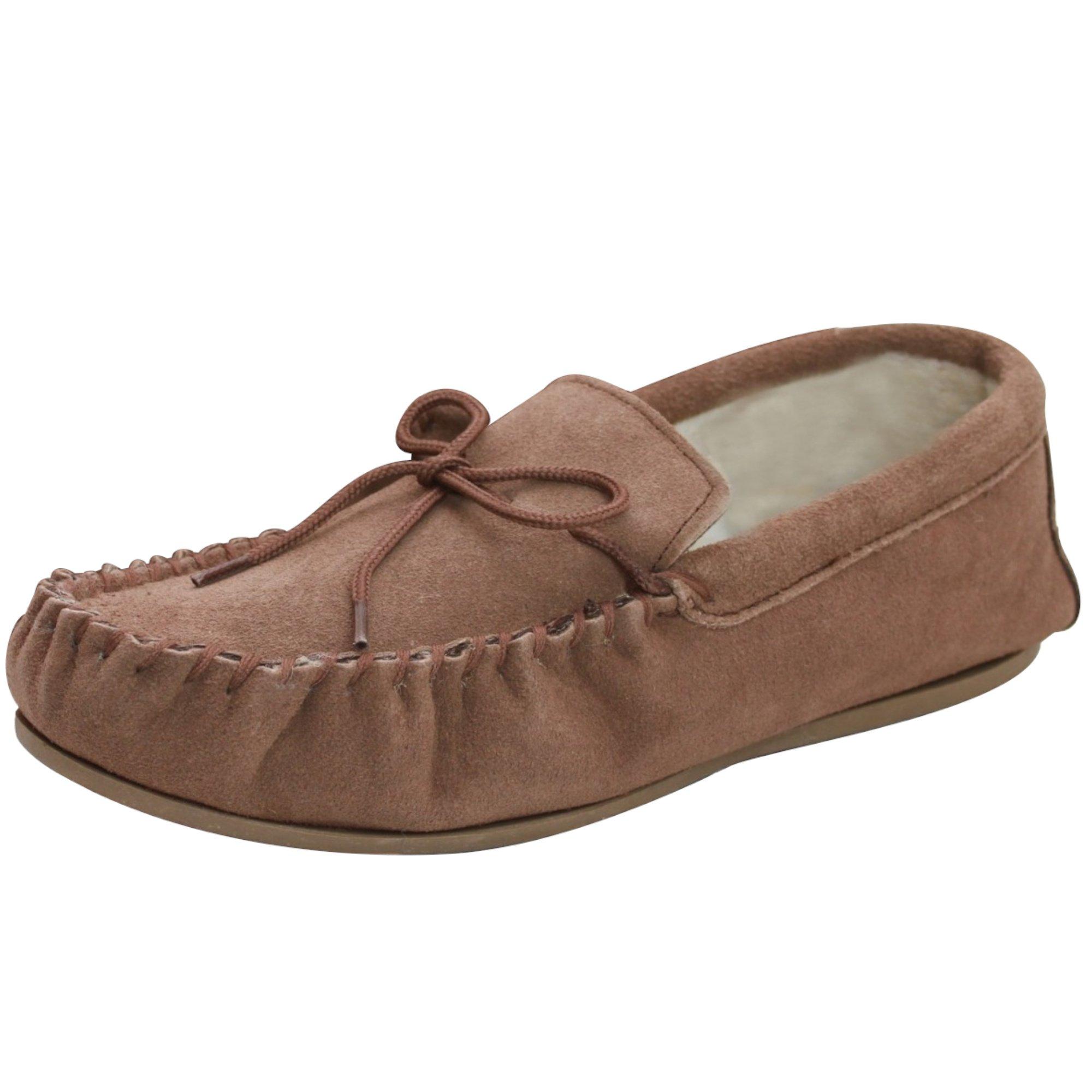 Eastern Counties Leather Moccasins mit harter Sohle