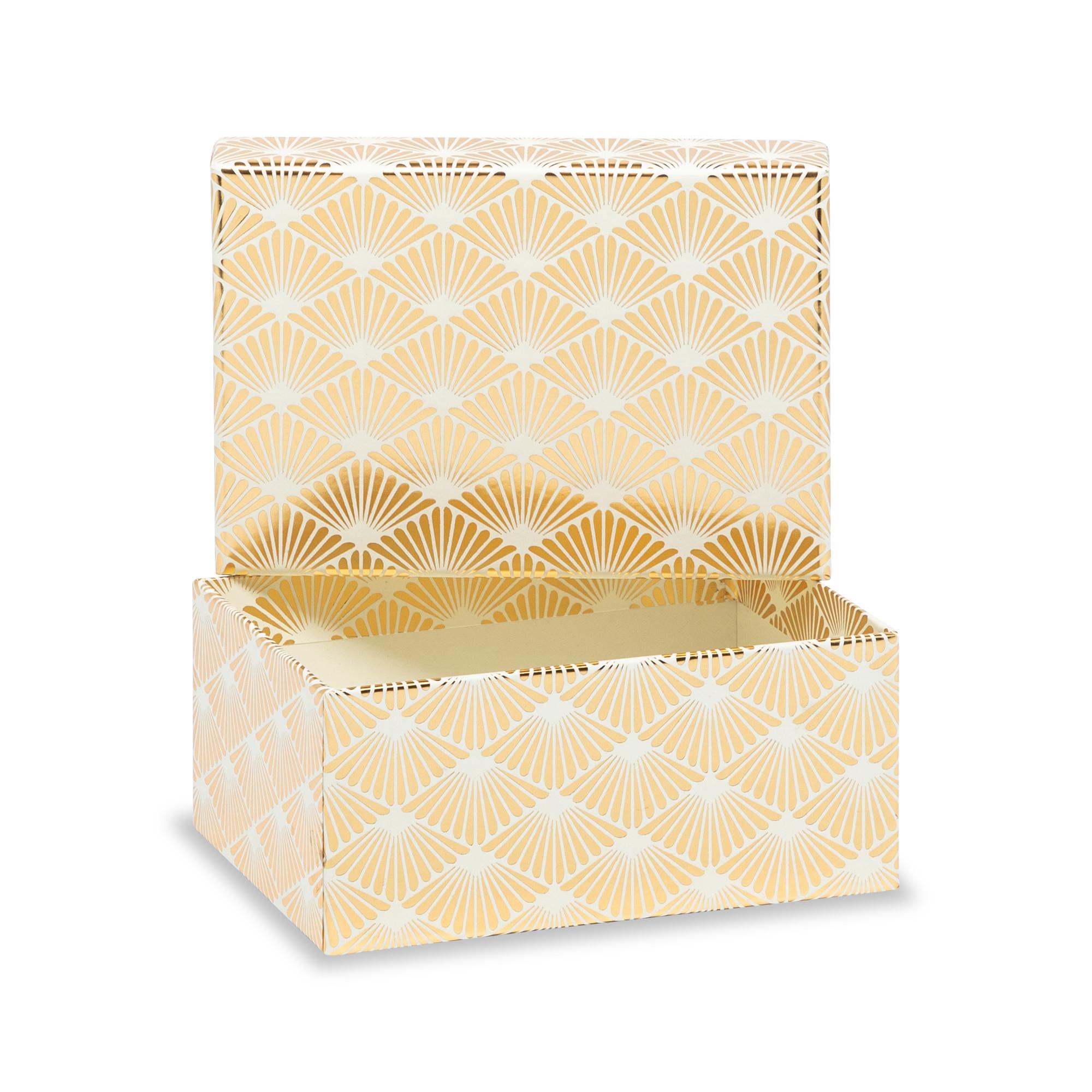 Manor Geschenkbox Muschel Gold