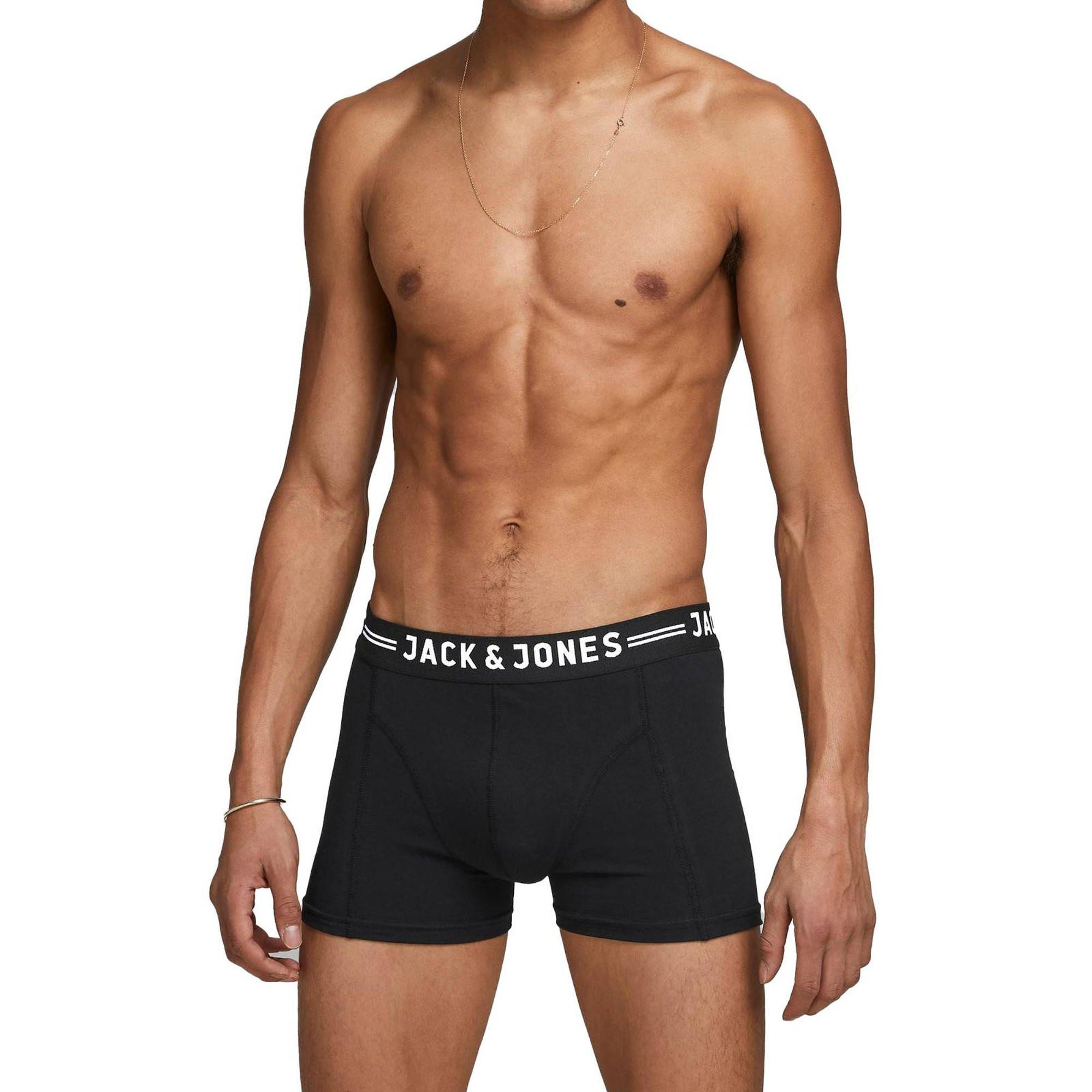 JACK & JONES Boxershort 3er Pack Stretch-SENSE TRUNKS 3 PACK