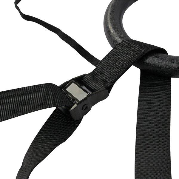 GladiatorFit Gymnastikringe - Crosstraining Ø 28mm aus Kunststoff + verstellbare Gurte