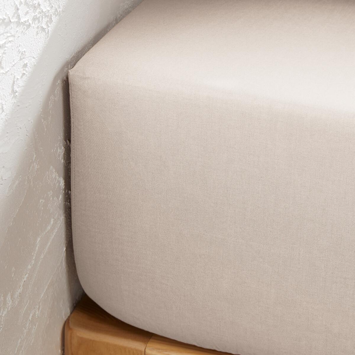 La Redoute Intérieurs Einfarbiges Fixleintuch Scenario aus Baumwolle