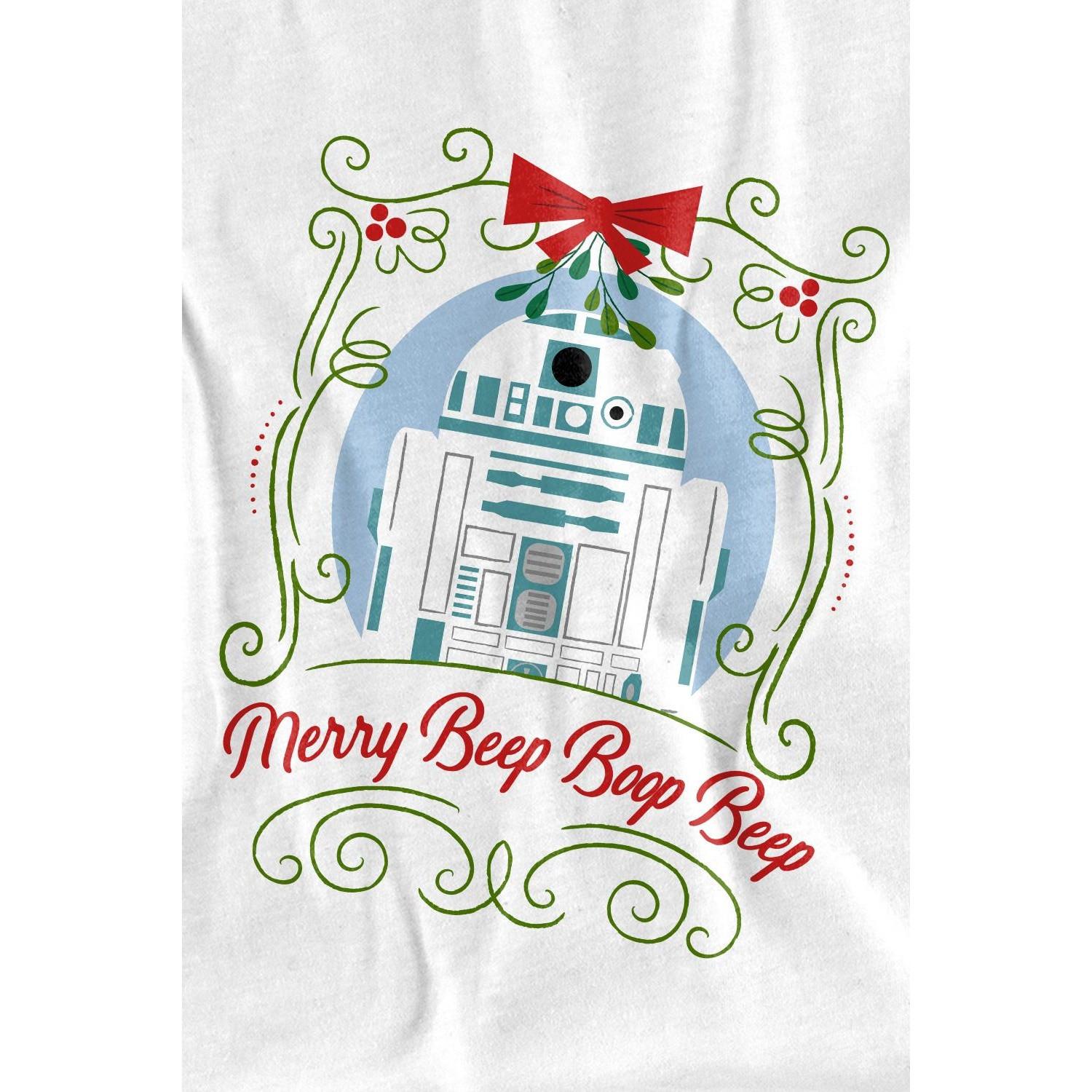 STAR WARS Merry Beep Boop Beep TShirt  weihnachtliches Design