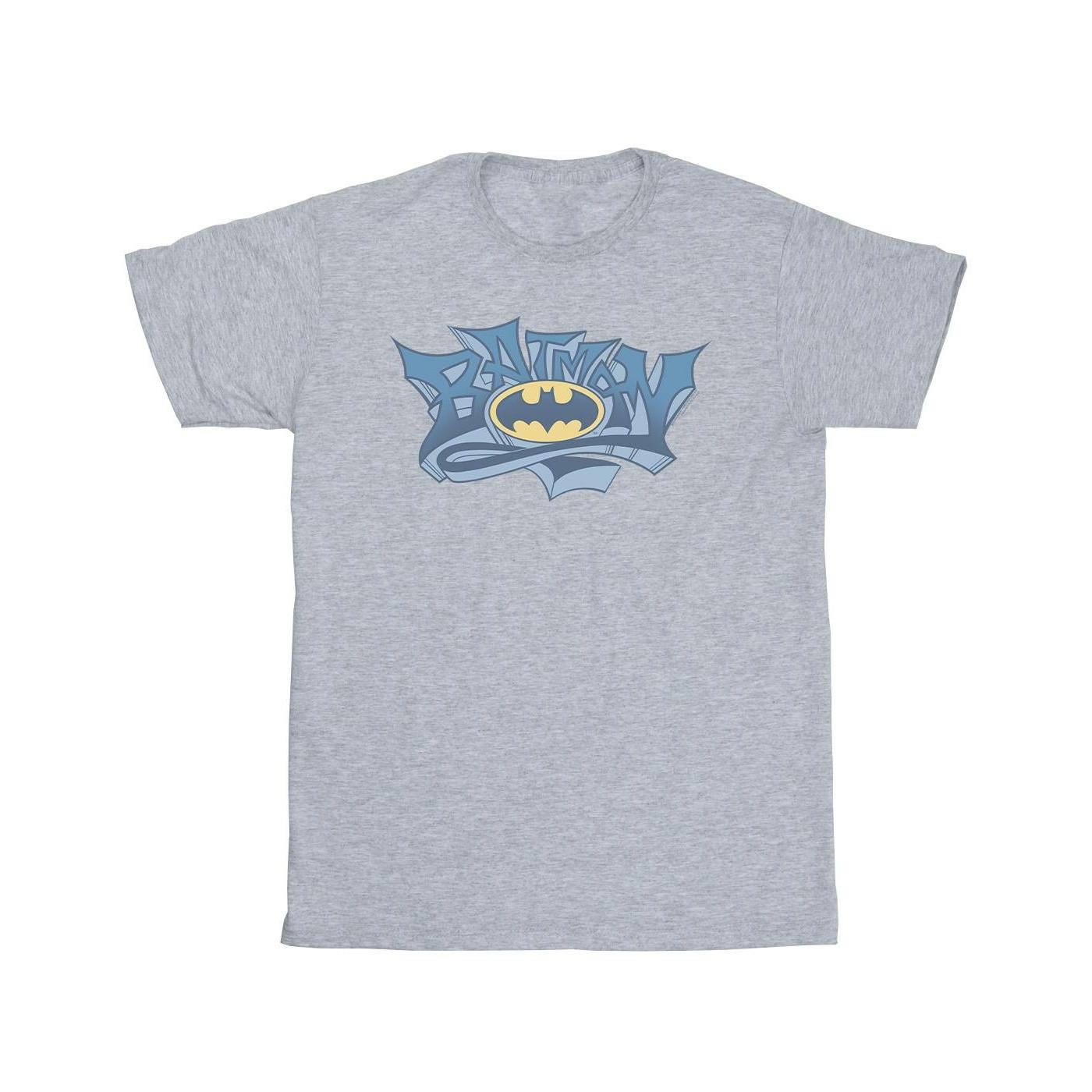 DC COMICS Batman Graffiti Logo T-Shirt