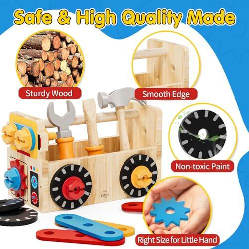 Activity-board Burg Werkzeugkasten Kinderwerkbank Kinderspielzeug