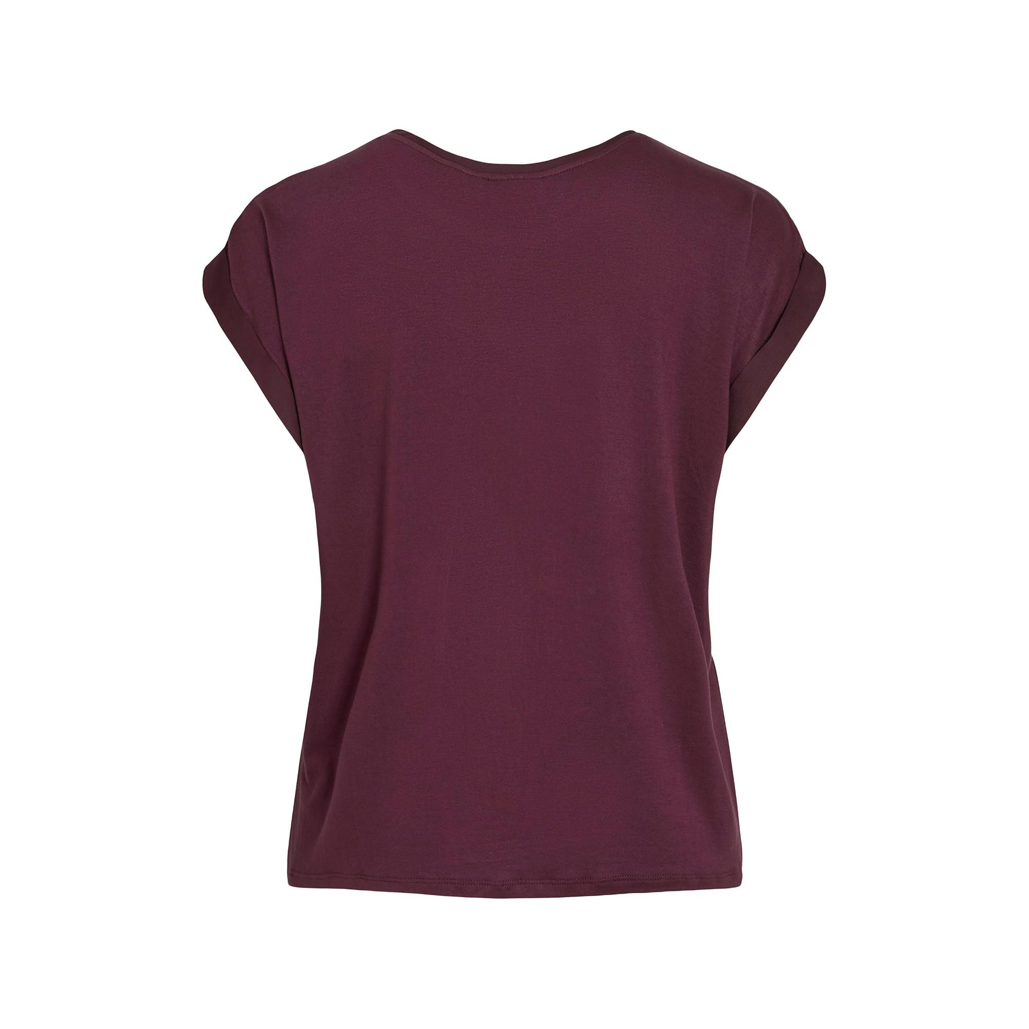 VILA Viellette Kurzarm Rundhals Top