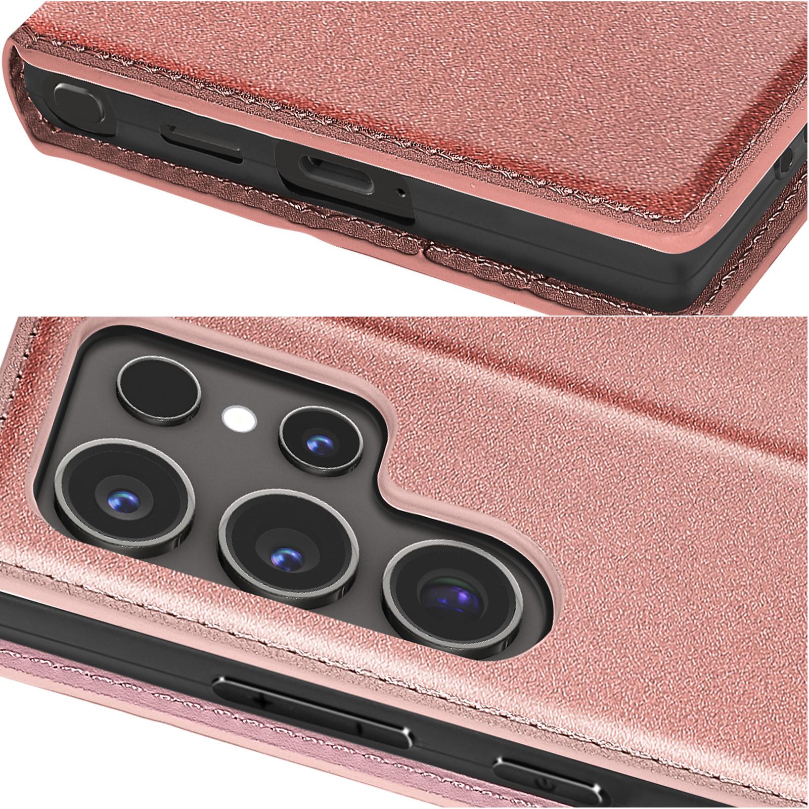 Avizar Classic Cover Samsung S24 Ultra Rosegold