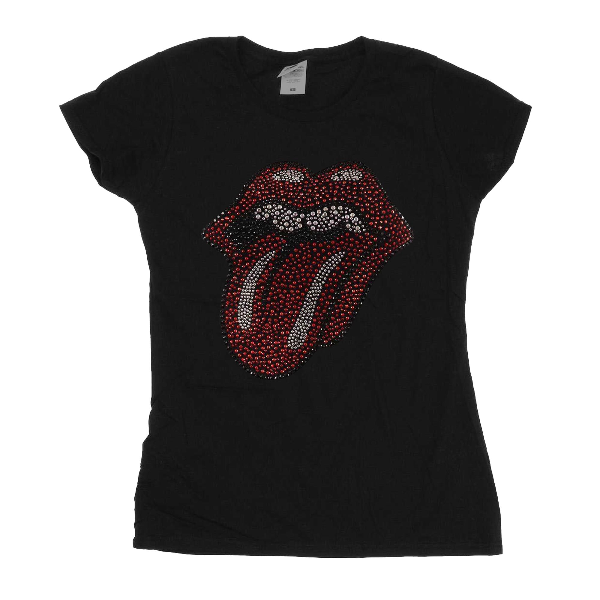 The Rolling Stones Classic T-Shirt mit Rolling Stones Pailletten-Logo