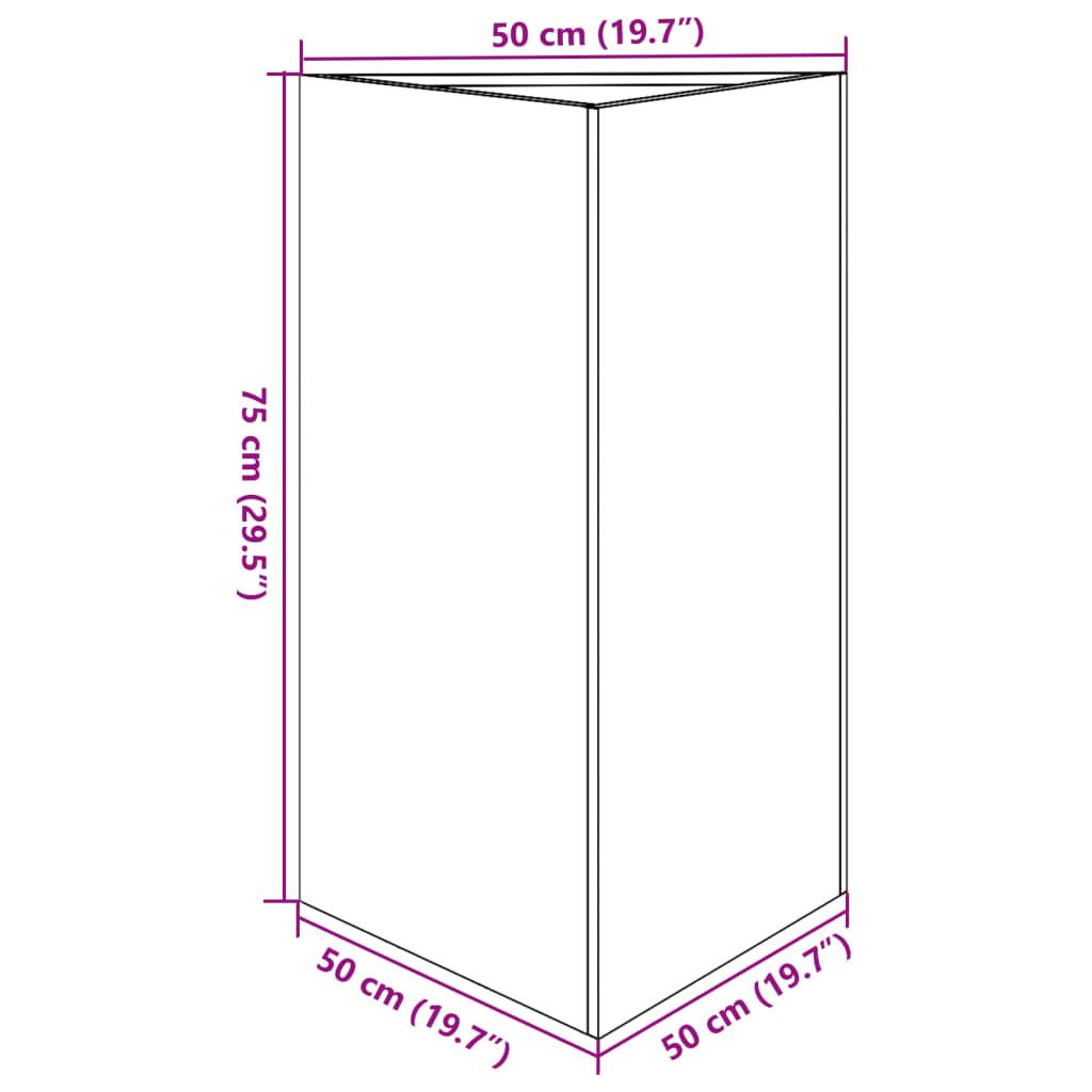VidaXL Pflanzkübel metall