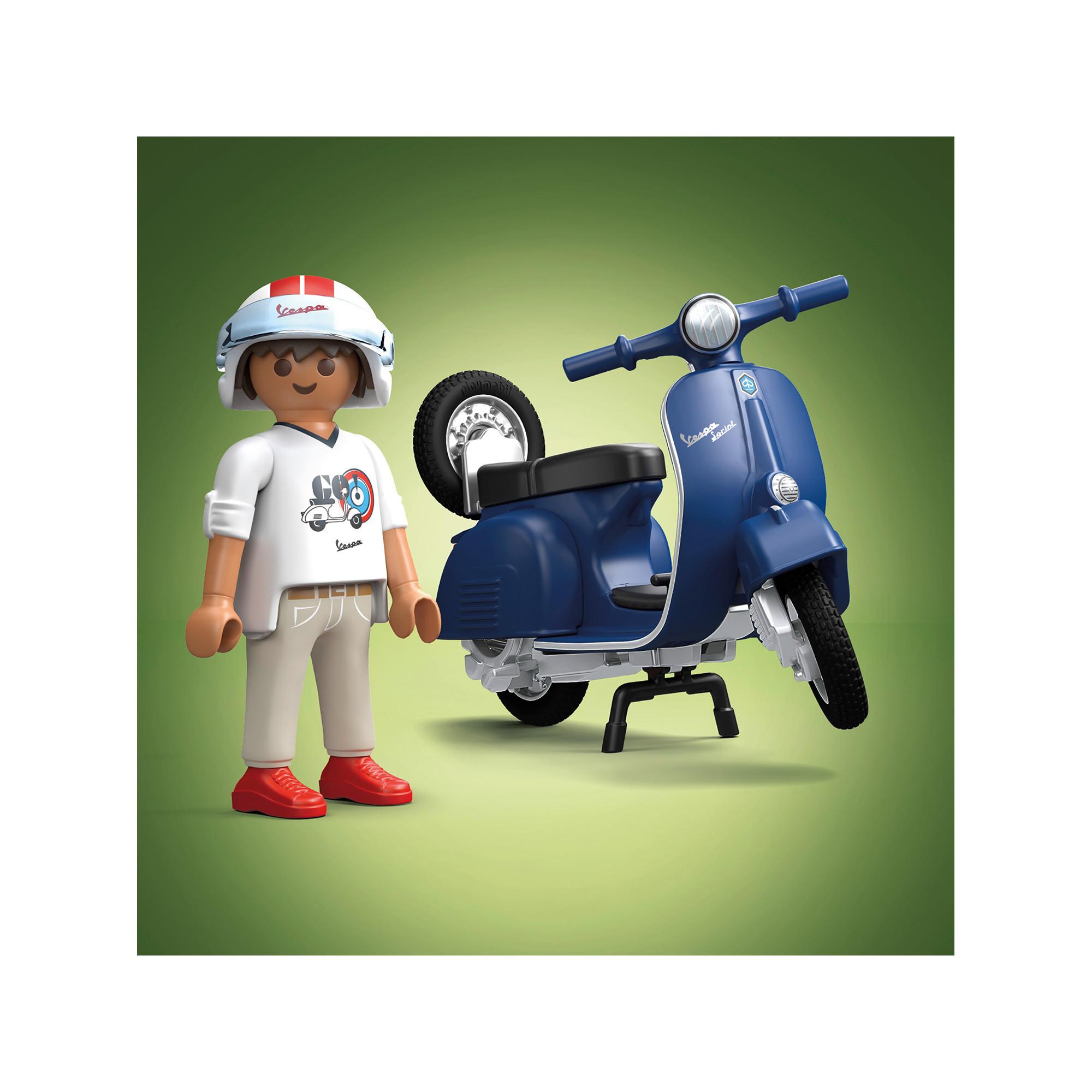Playmobil 71622 1969 Vespa 150 Sprint Veloce, bleu