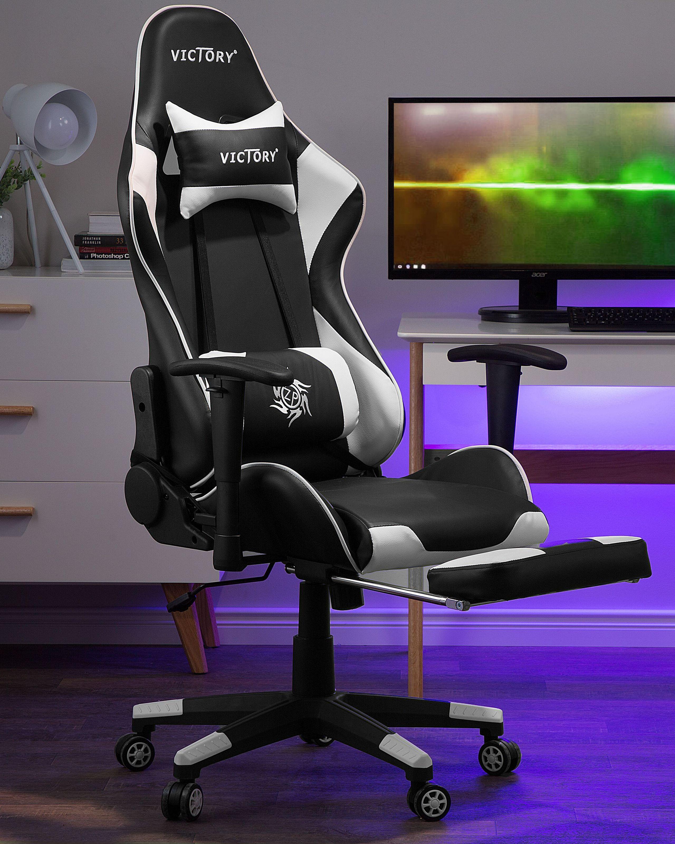 Beliani Gaming Stuhl aus Kunstleder Retro VICTORY