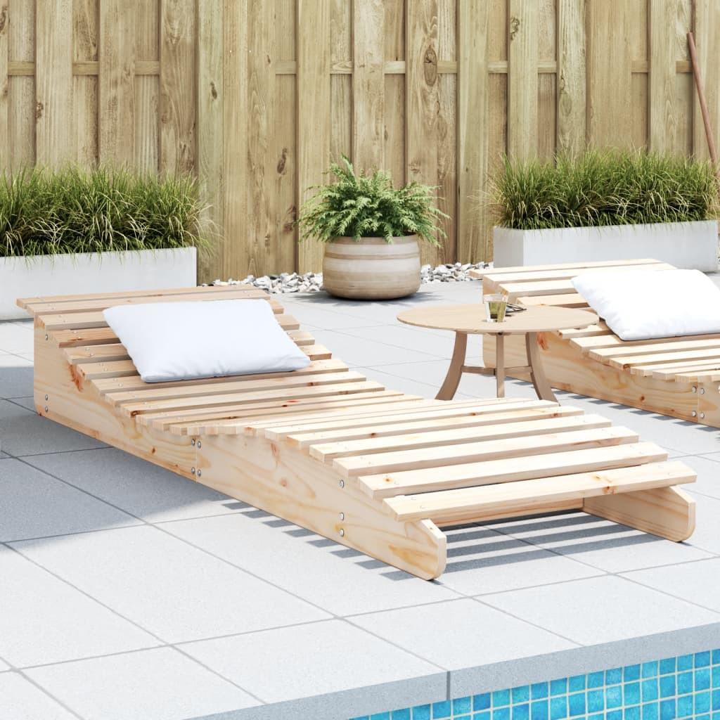 VidaXL Sonnenliege holz