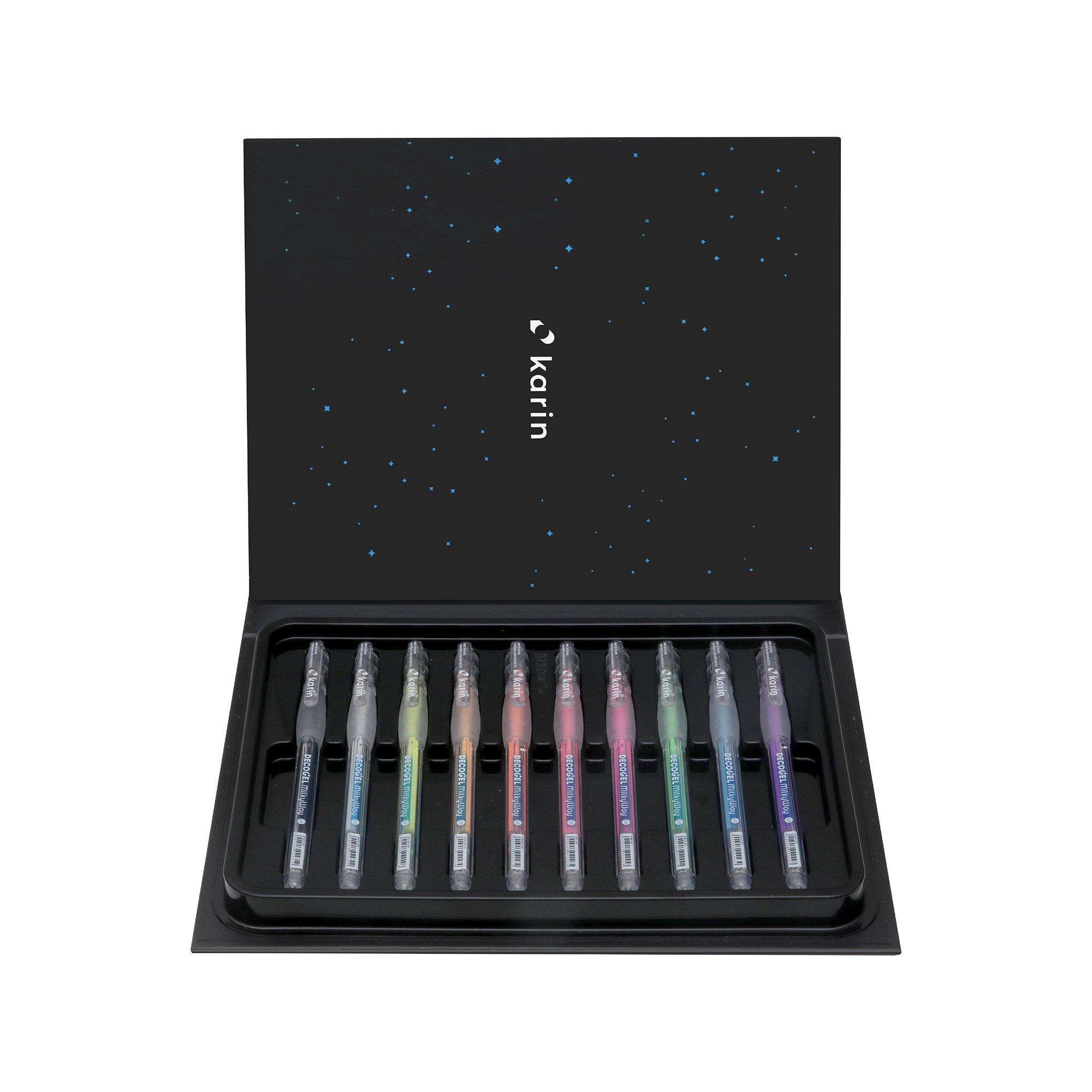 Karin Metallische Gelmalstifte im Kartonetui Milky Way