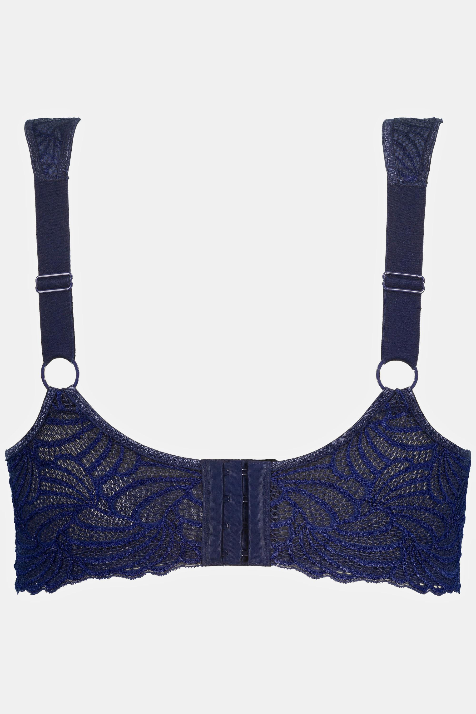 Ulla Popken Bralette, Spitze, ohne Bügel, Cup B - F