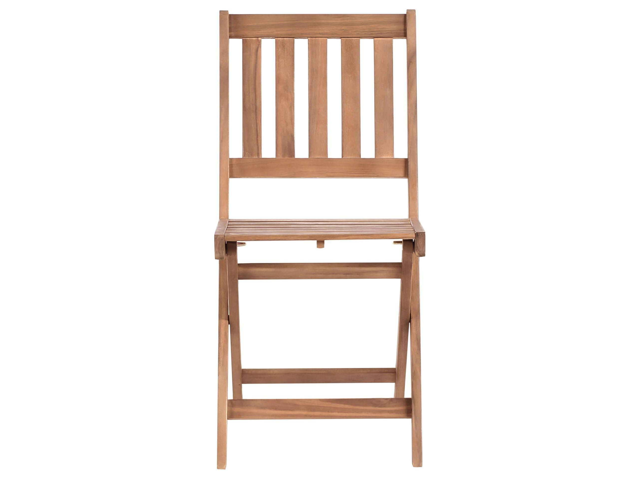 Beliani Bistro Set aus FSC® zertifiziertes Akazienholz Rustikal FEBBIO