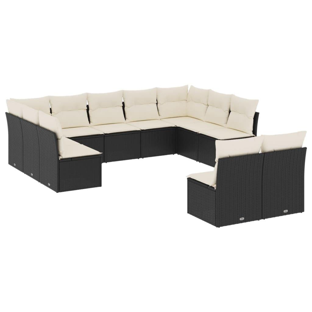 VidaXL Garten sofagarnitur poly-rattan