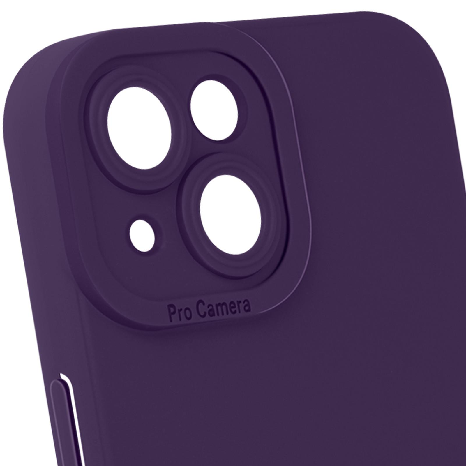 Avizar Weiche Hülle iPhone 15 Plus Violett