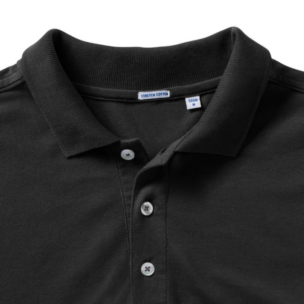 Russell Stretch Kurzarm PoloShirt
