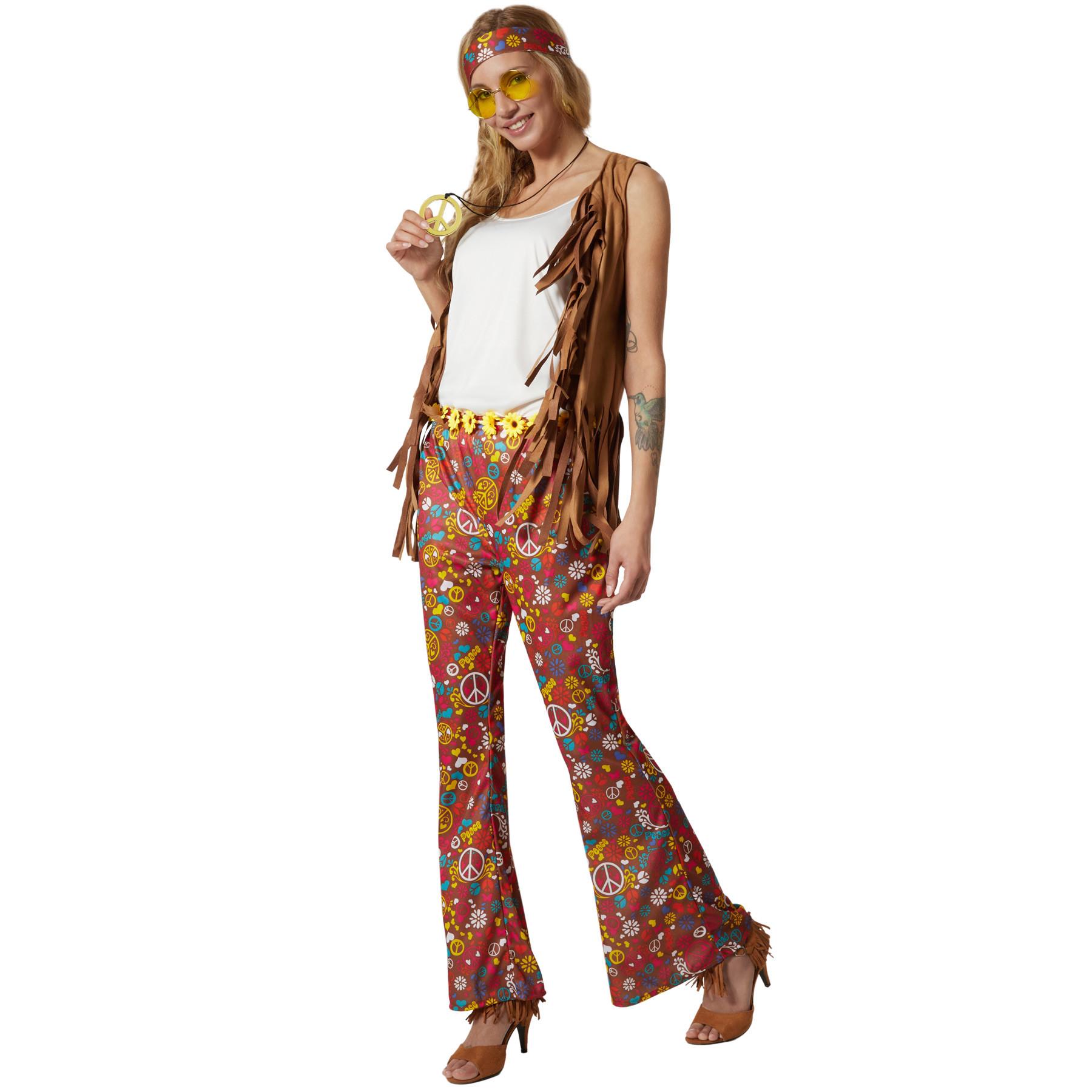 Tectake kostüm Hippie Weste und Hose