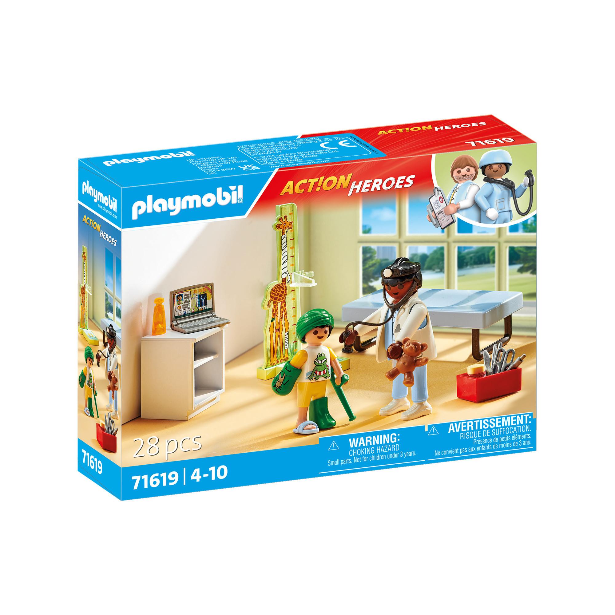 Playmobil 71619 Kinderarzt mit Teddybär