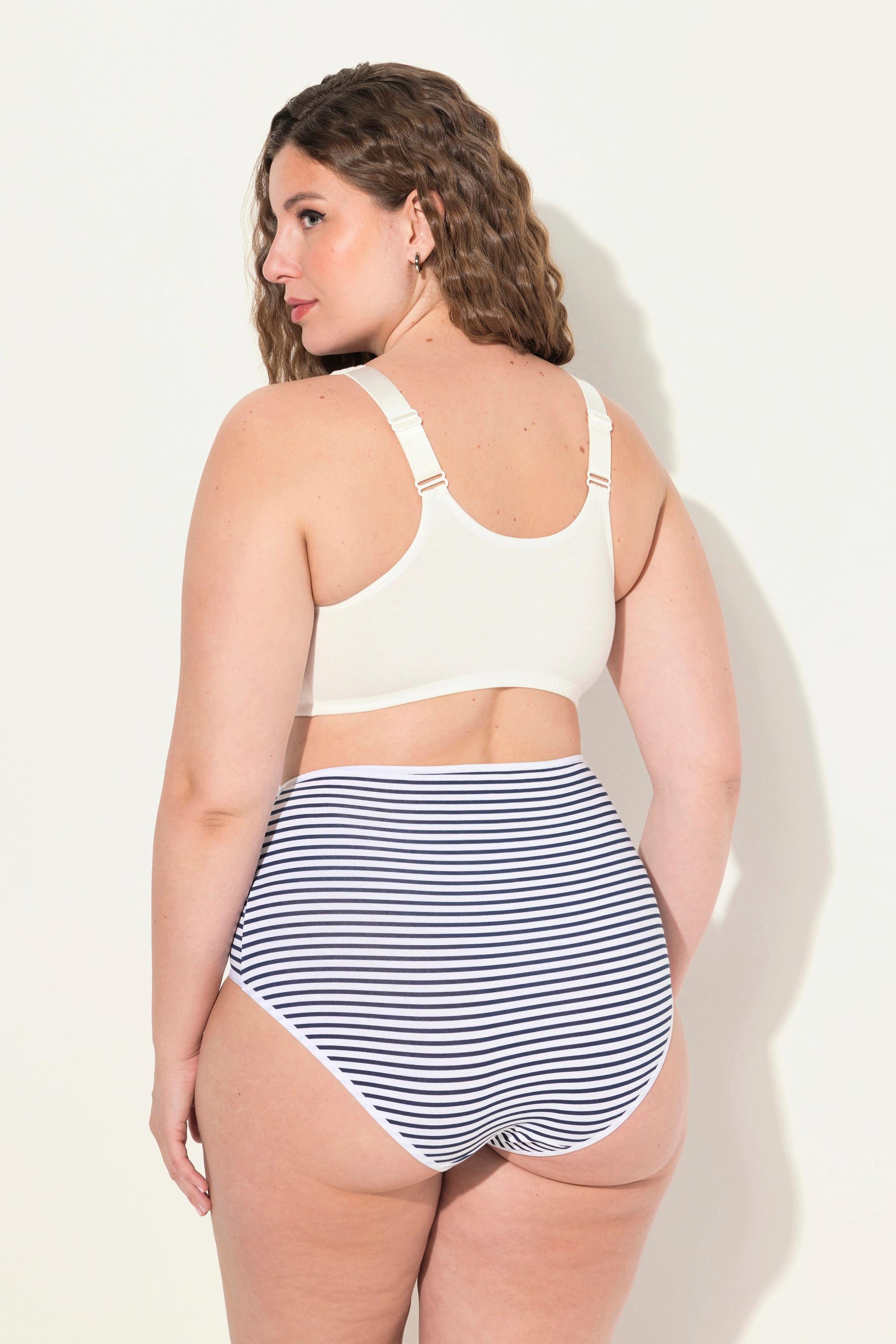 Ulla Popken Entlastungs-BH, Vorderverschluss, ohne Bügel, Cup C - E