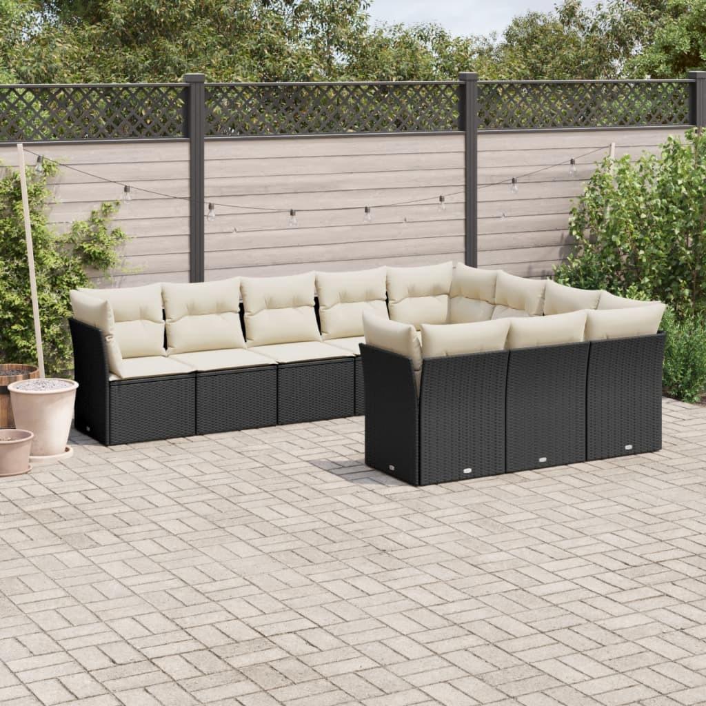 VidaXL Garten sofagarnitur poly-rattan