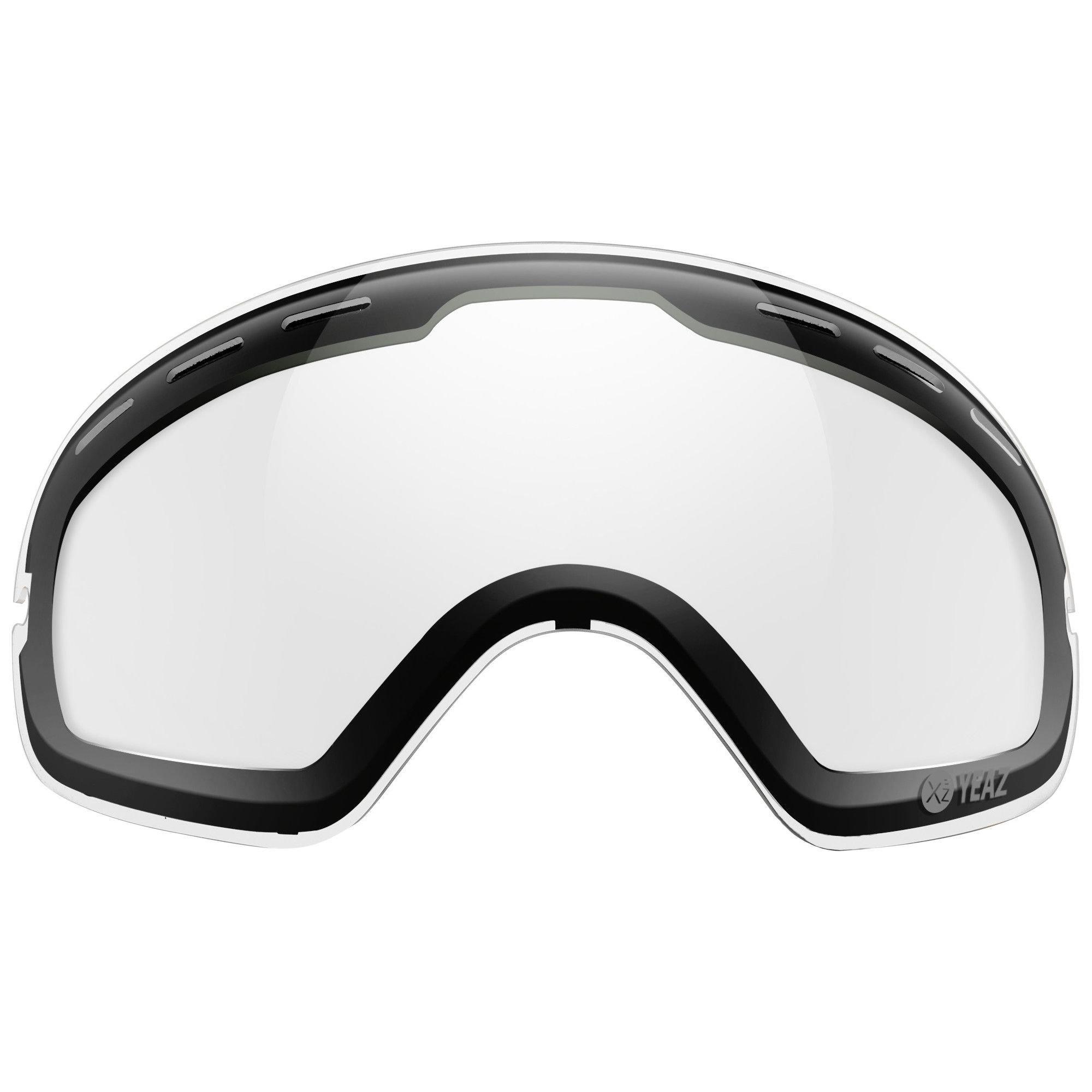 YEAZ XTRM-SUMMIT Photochrome Wechselglas für Ski- Snowboardbrille mit Rahmen