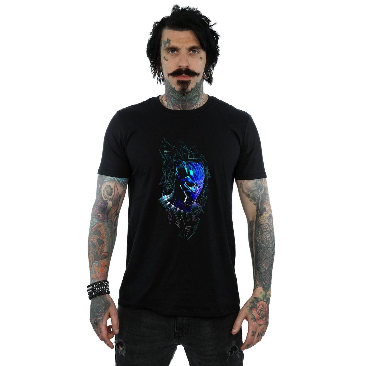 MARVEL Black Panther Geometrisches T-Shirt