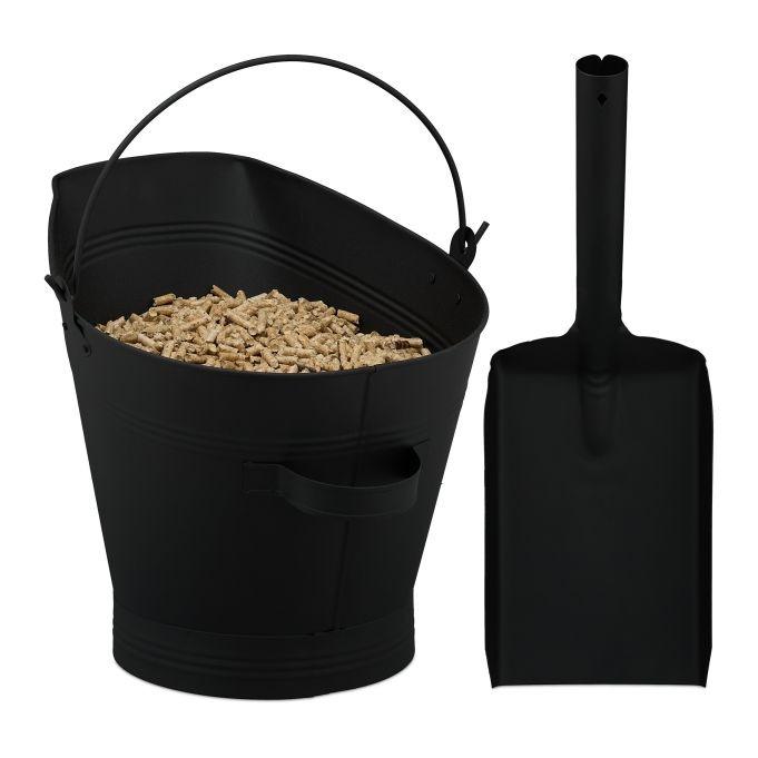 Northio Aschenbecher mit Schaufel 11 l