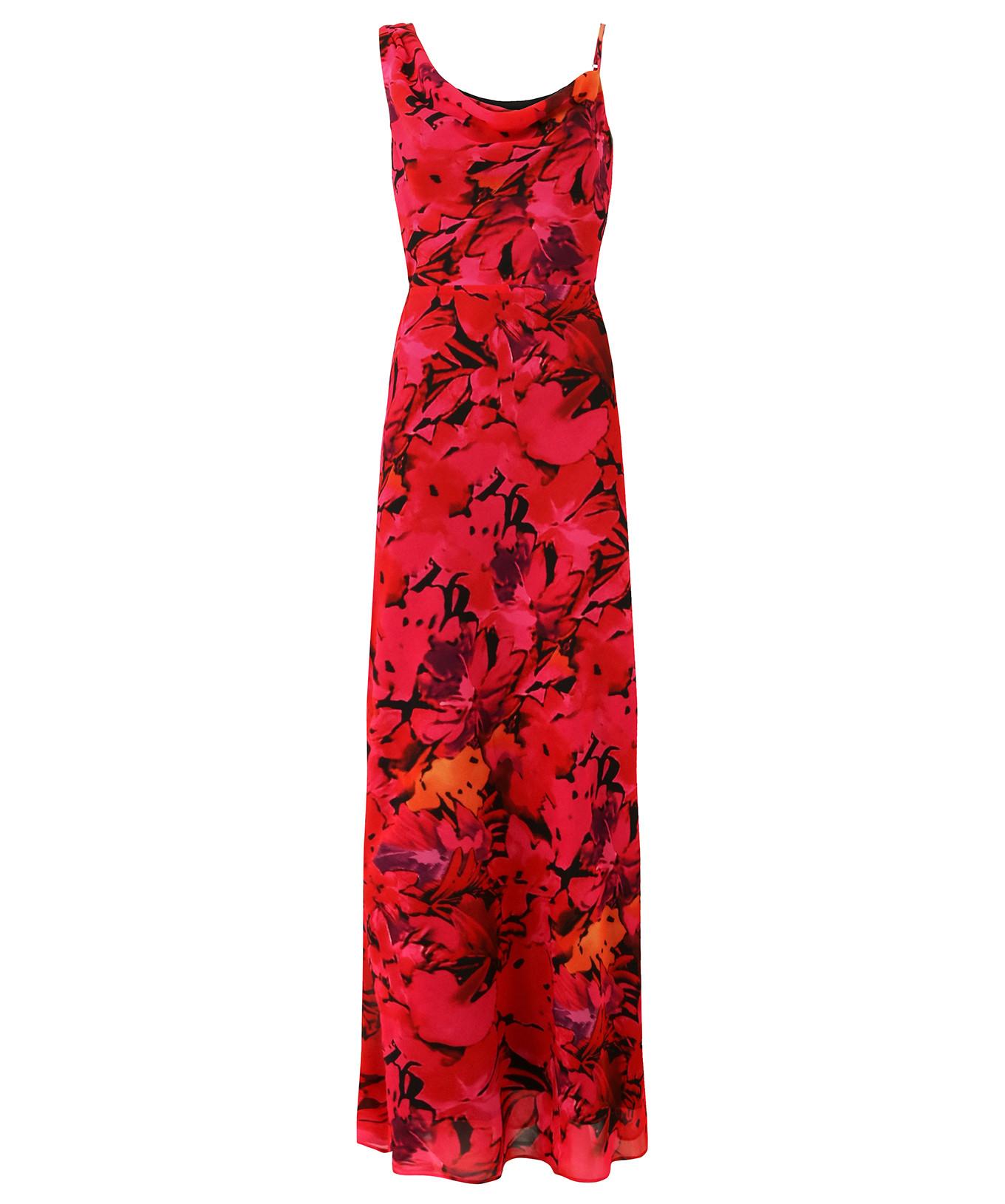 Joe Browns PETITE Asymmetrisches Florales Bodycon Maxikleid