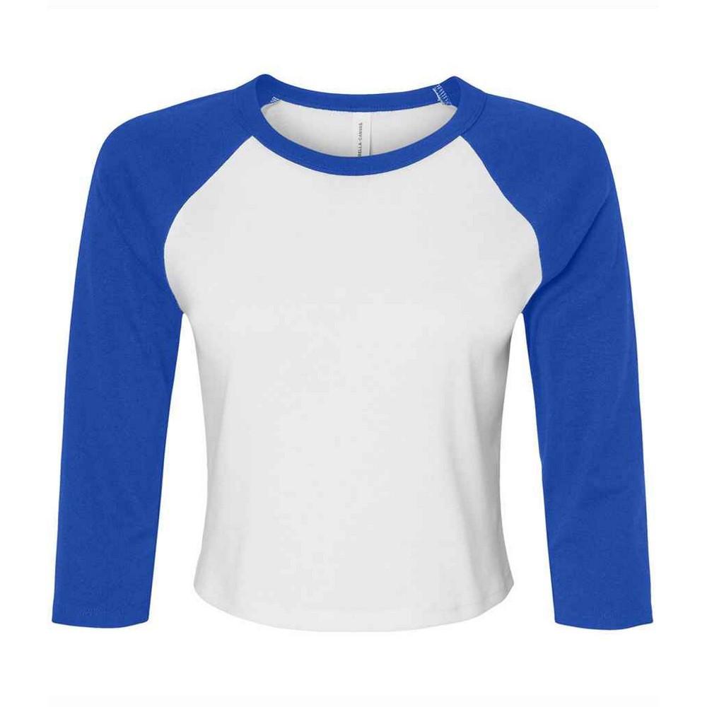 Bella + Canvas Kurzes Raglan 3/4 Arm T-Shirt
