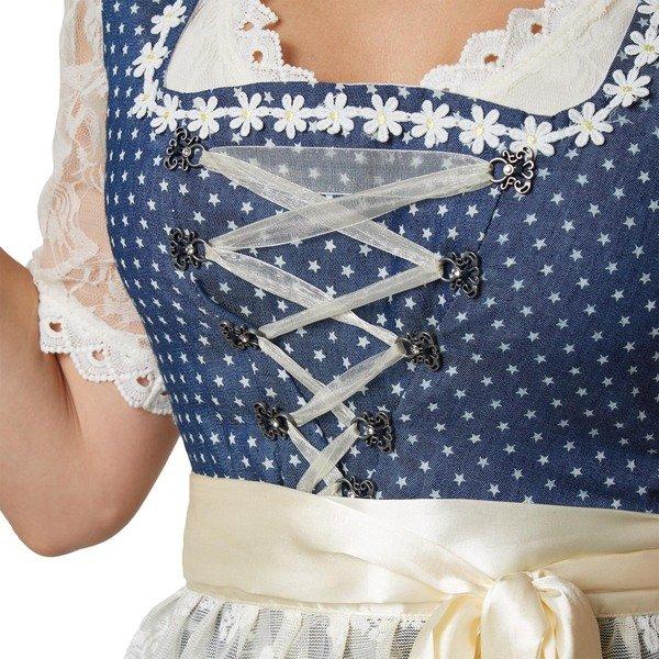 Tectake Frauenkostüm Midi-Dirndl Kleinwalsertal Modell 2