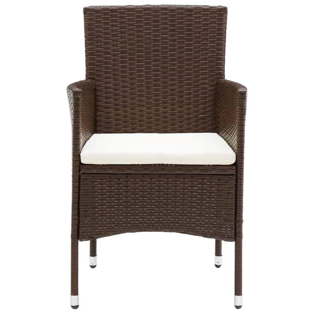 VidaXL Garten bistro set poly-rattan