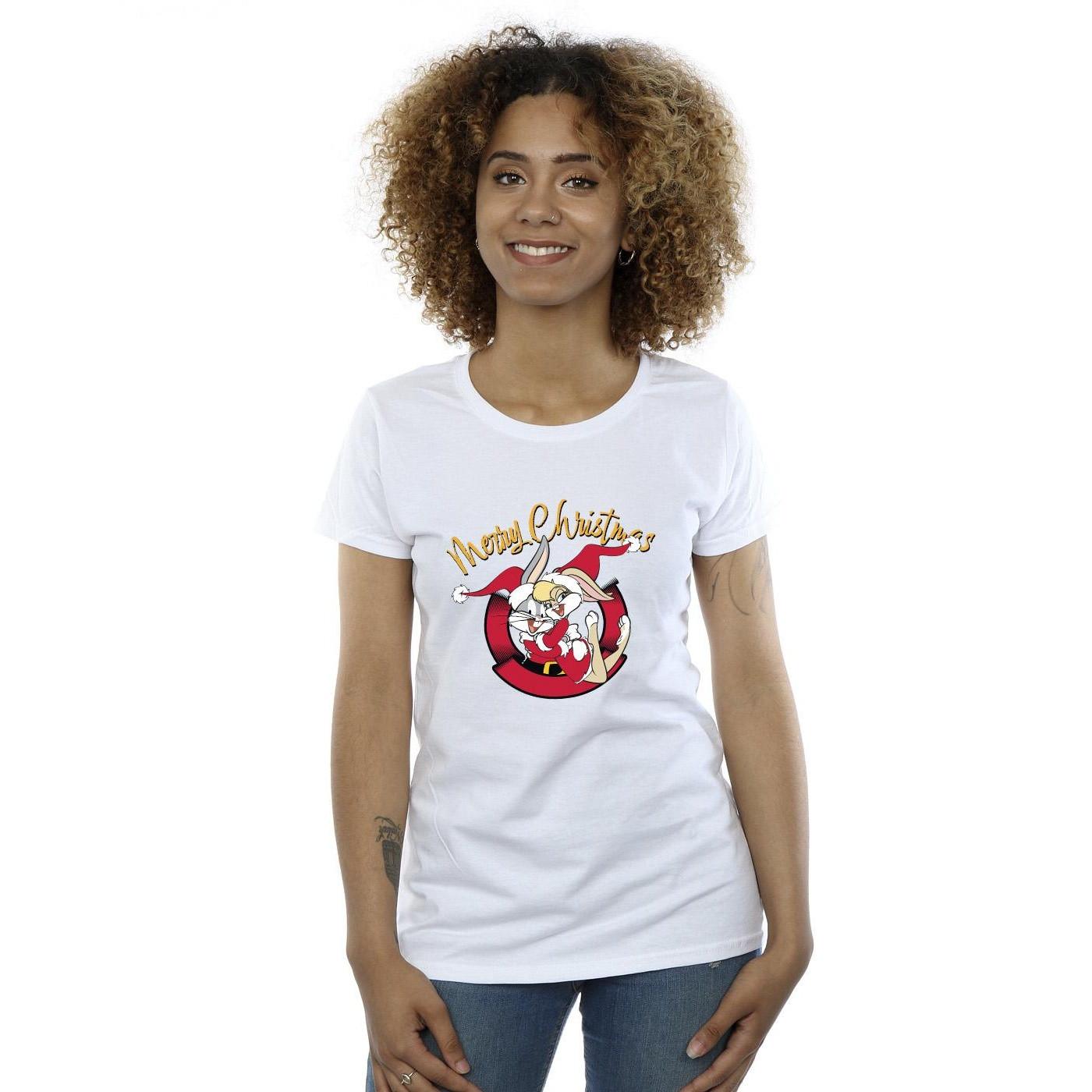 LOONEY TUNES Bugs Bunny Merry Christmas T-Shirt