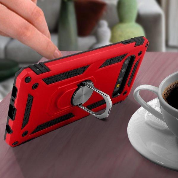 Avizar Stoßfeste Hülle Samsung Galaxy S10 Rot