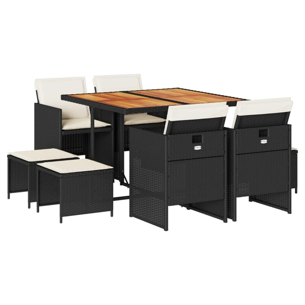 VidaXL Garten essgruppe poly-rattan