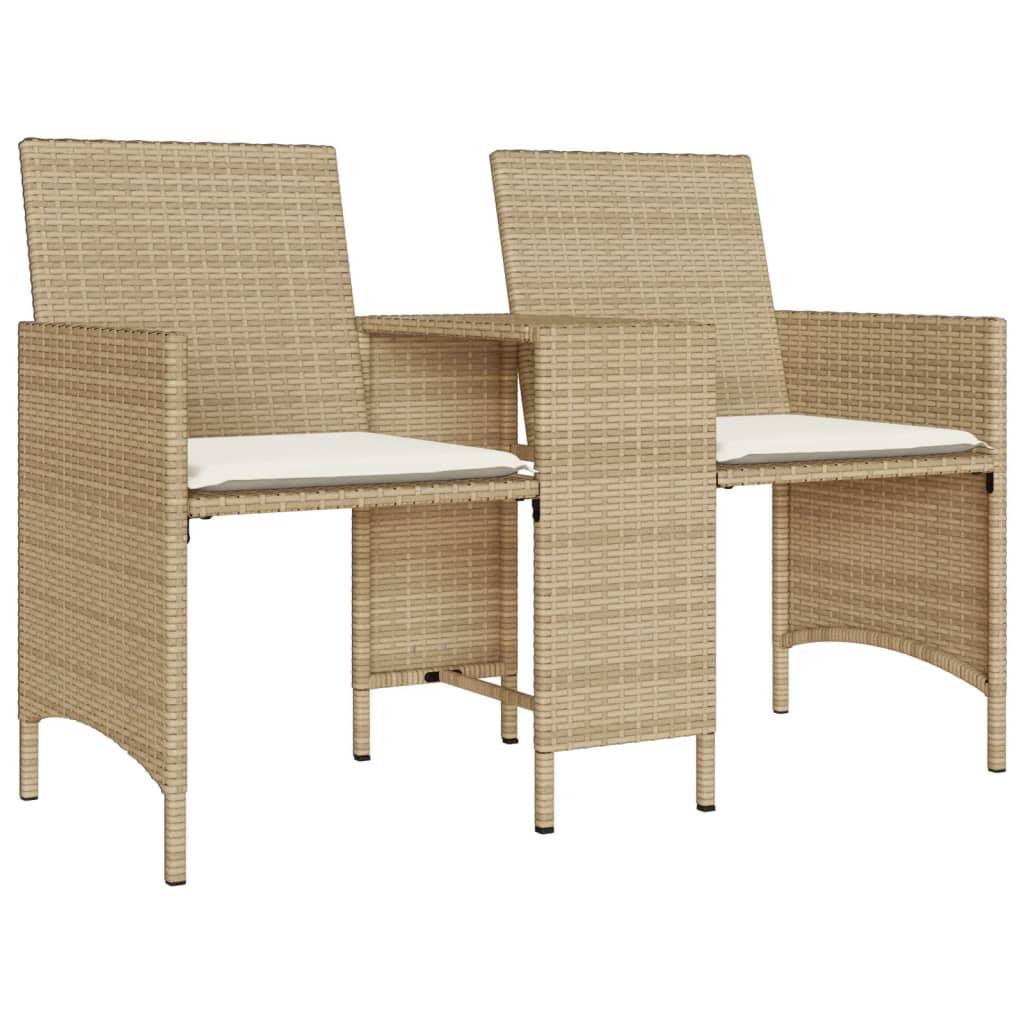 VidaXL Gartensofa poly-rattan