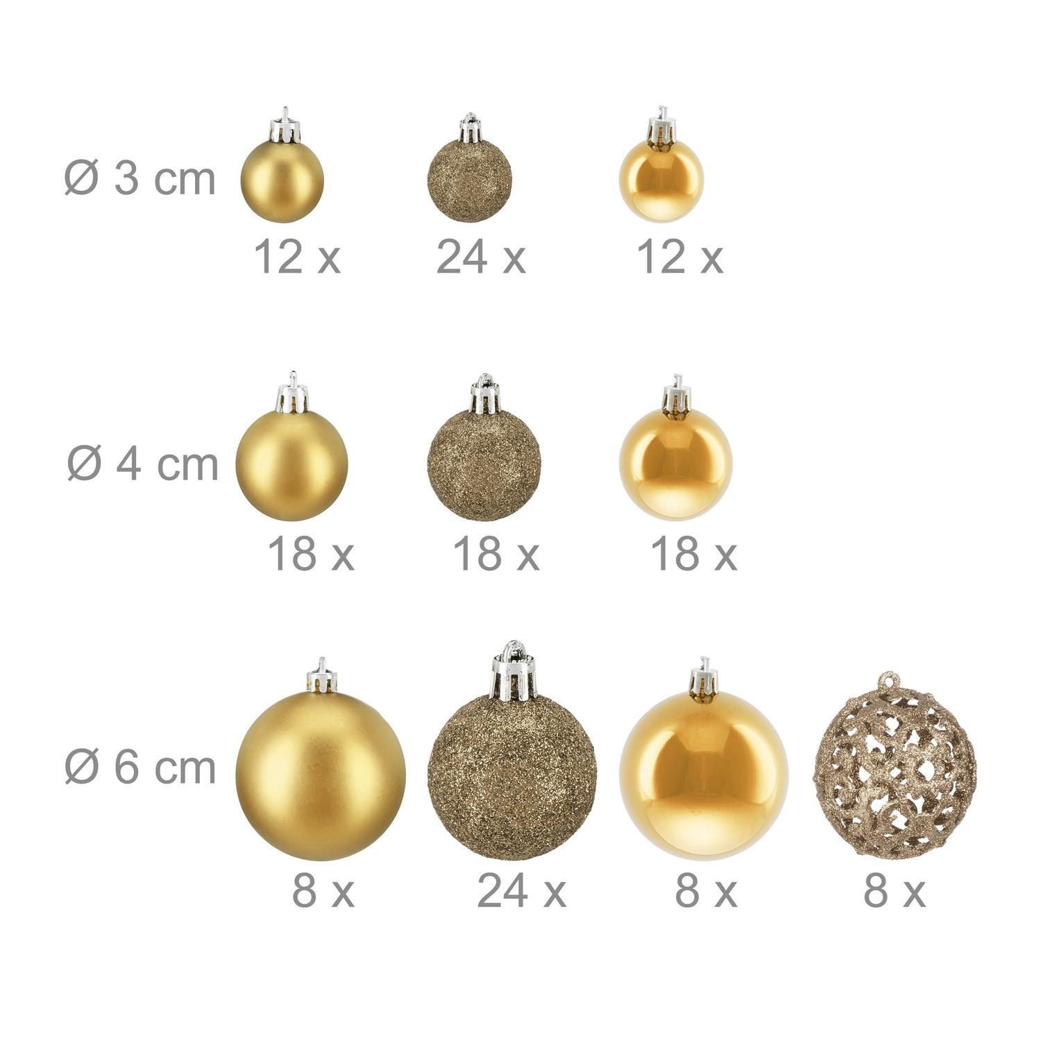 B2X Christbaumkugeln im 150er-Set