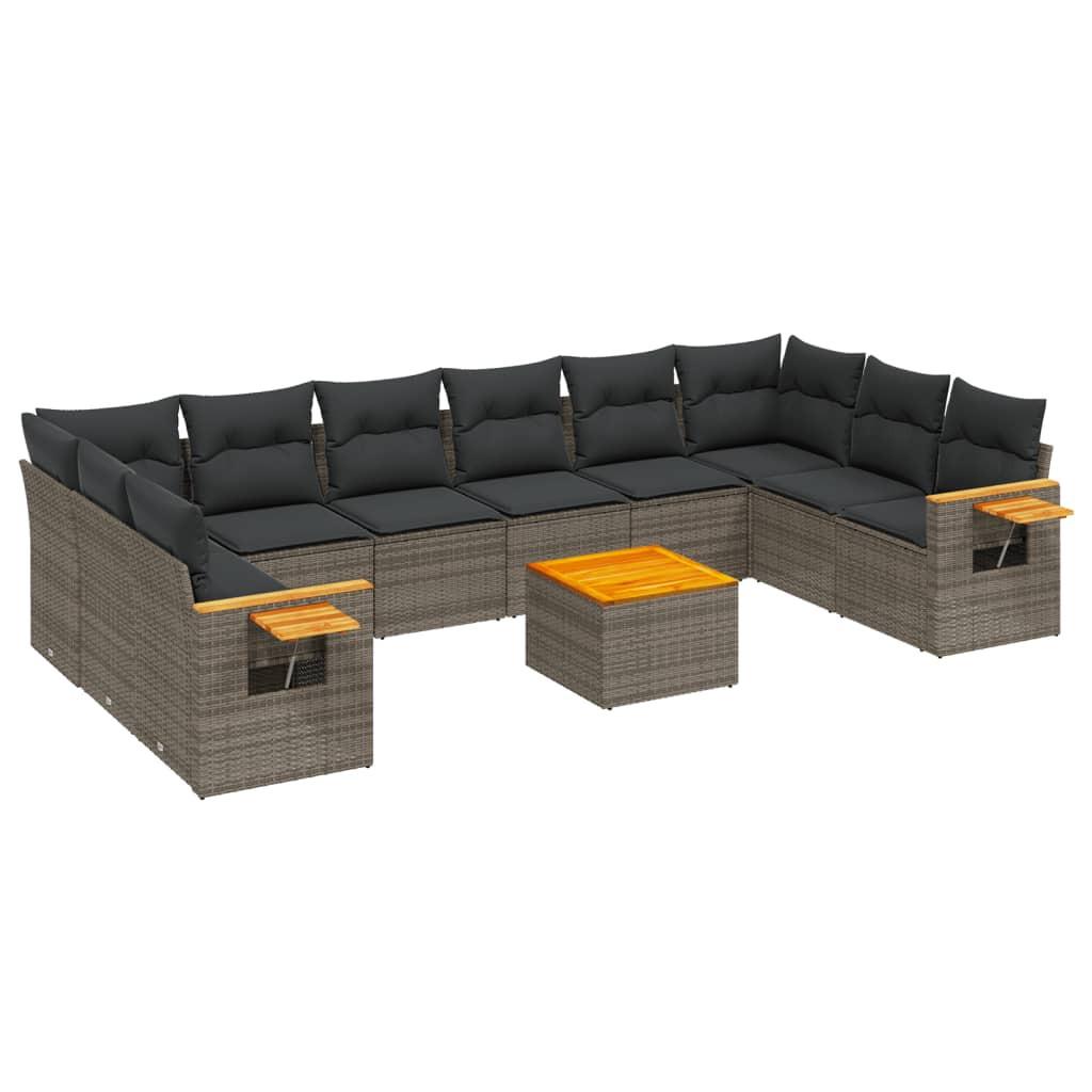 VidaXL Garten sofagarnitur poly-rattan