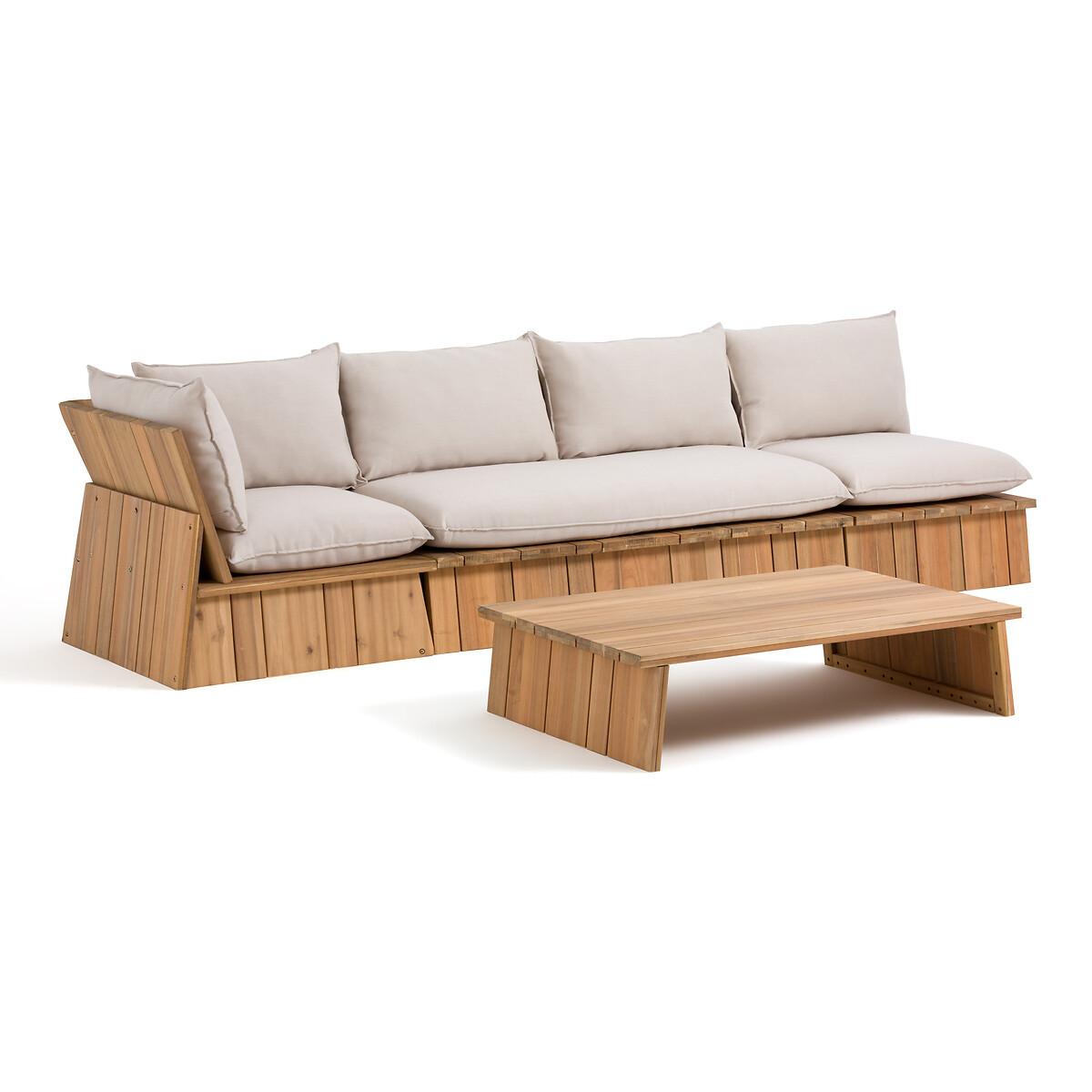 La Redoute Intérieurs Gartencouchtisch Brut